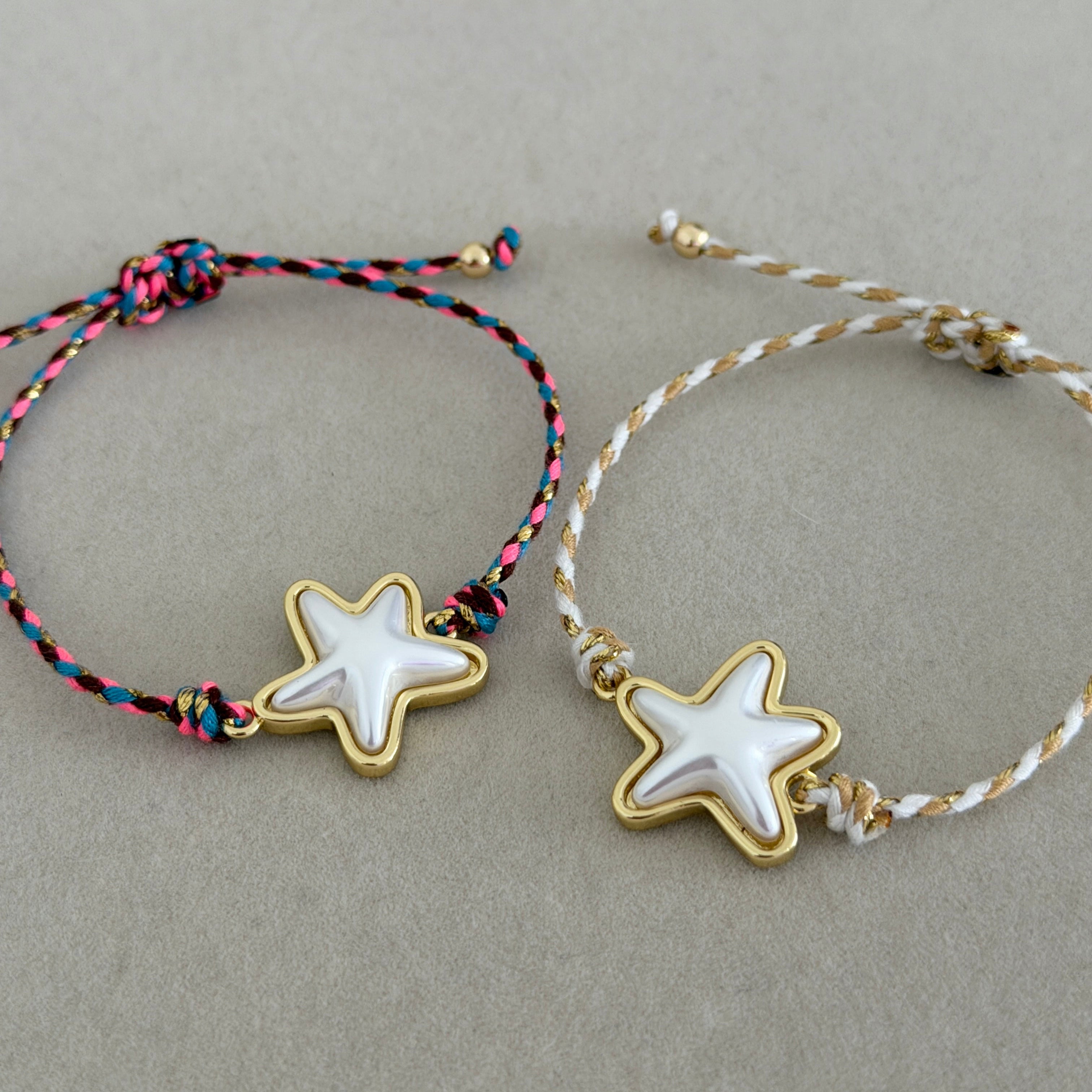 Starfish Cord Bracelet