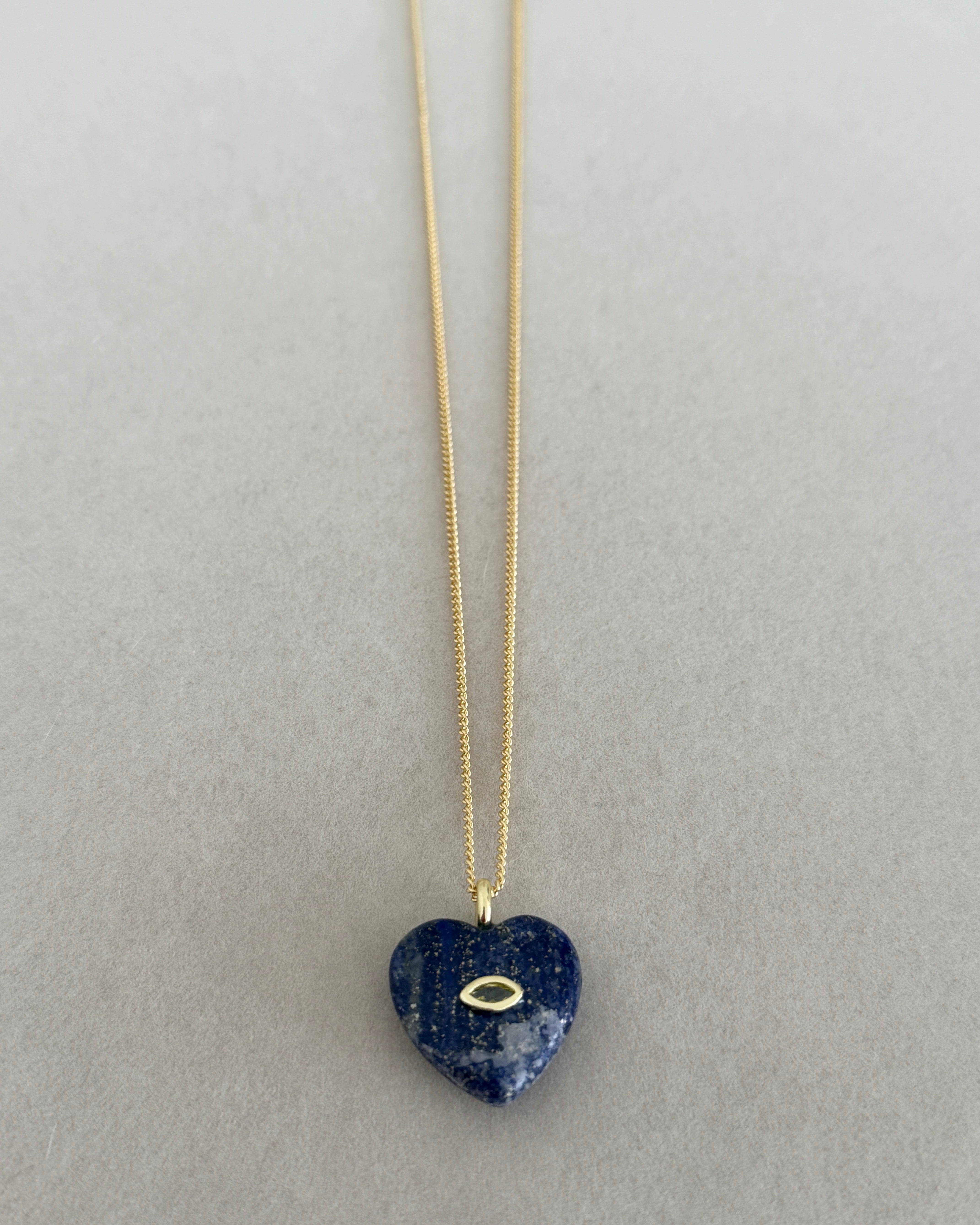 Amour Stone Heart Necklace