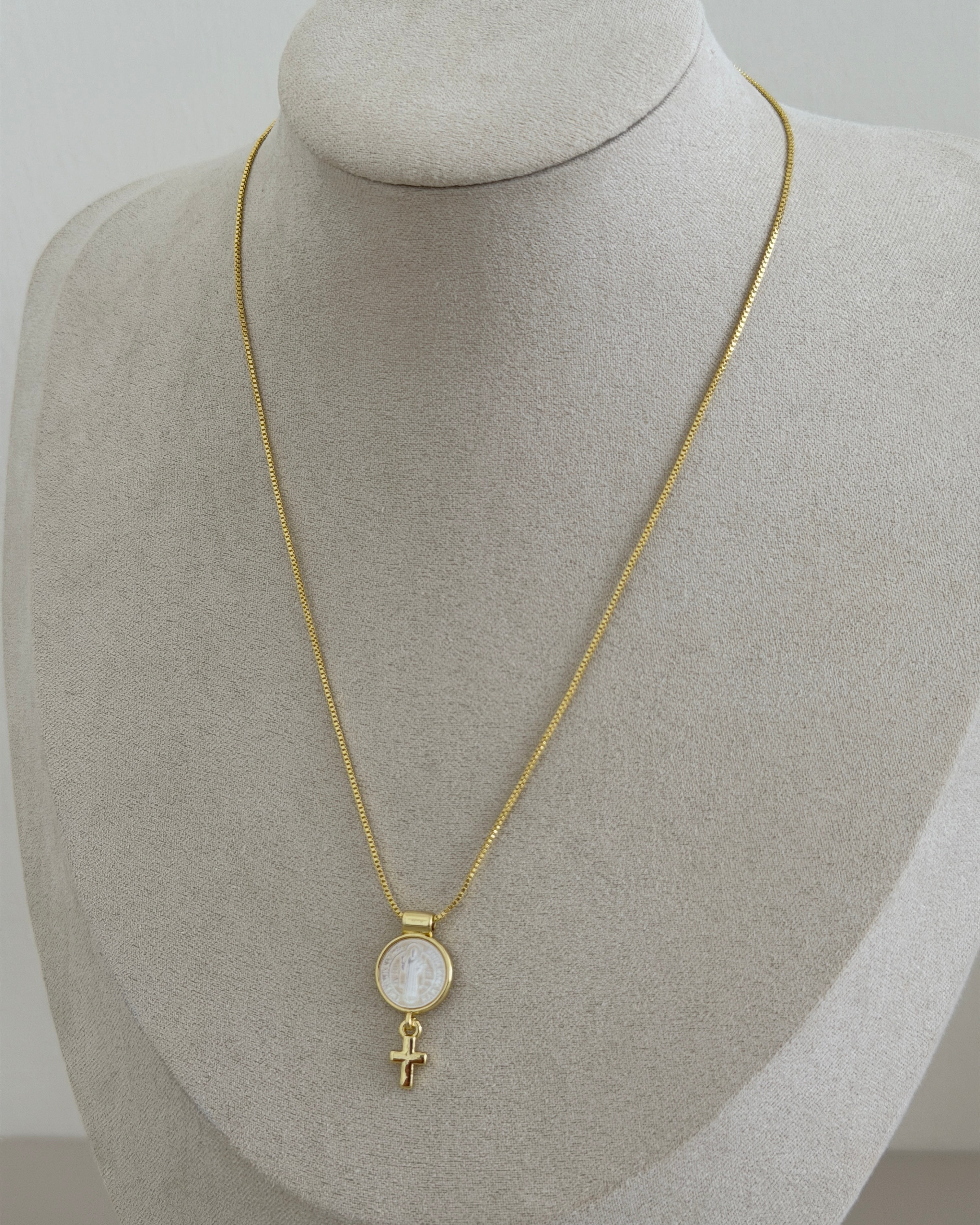 Cross Medallion Necklace
