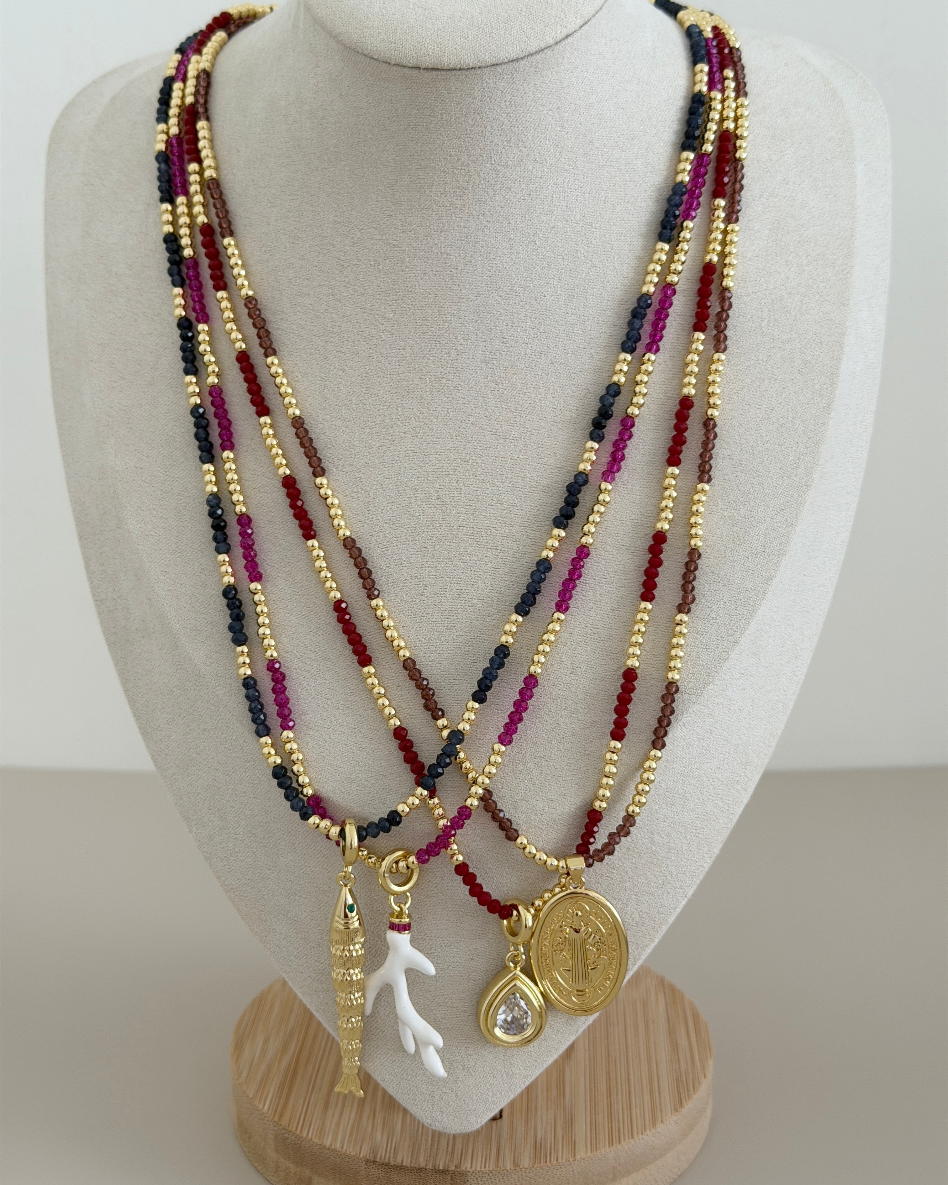 Mediterranean Charm Necklace