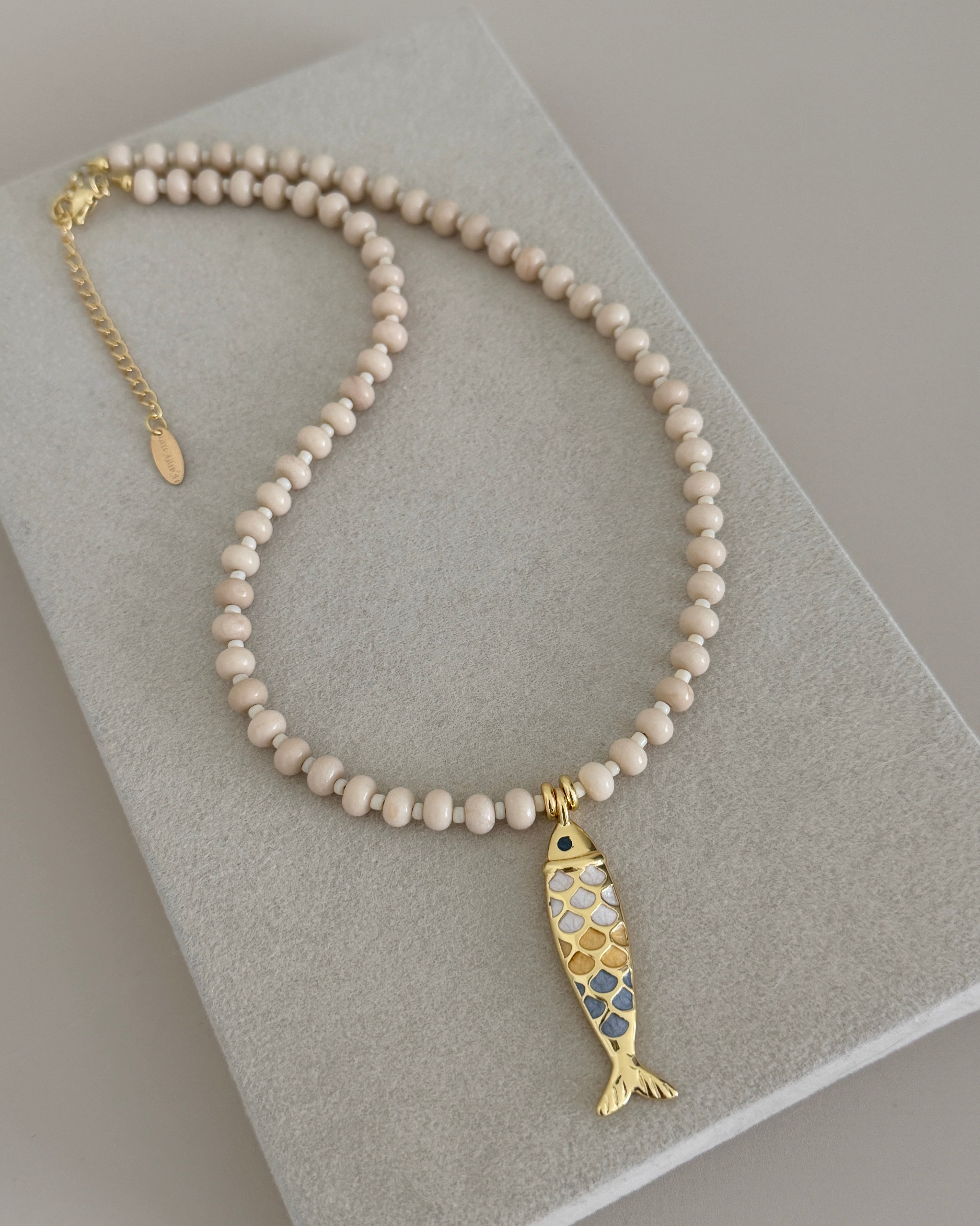 Pearl Coast Fish Necklace
