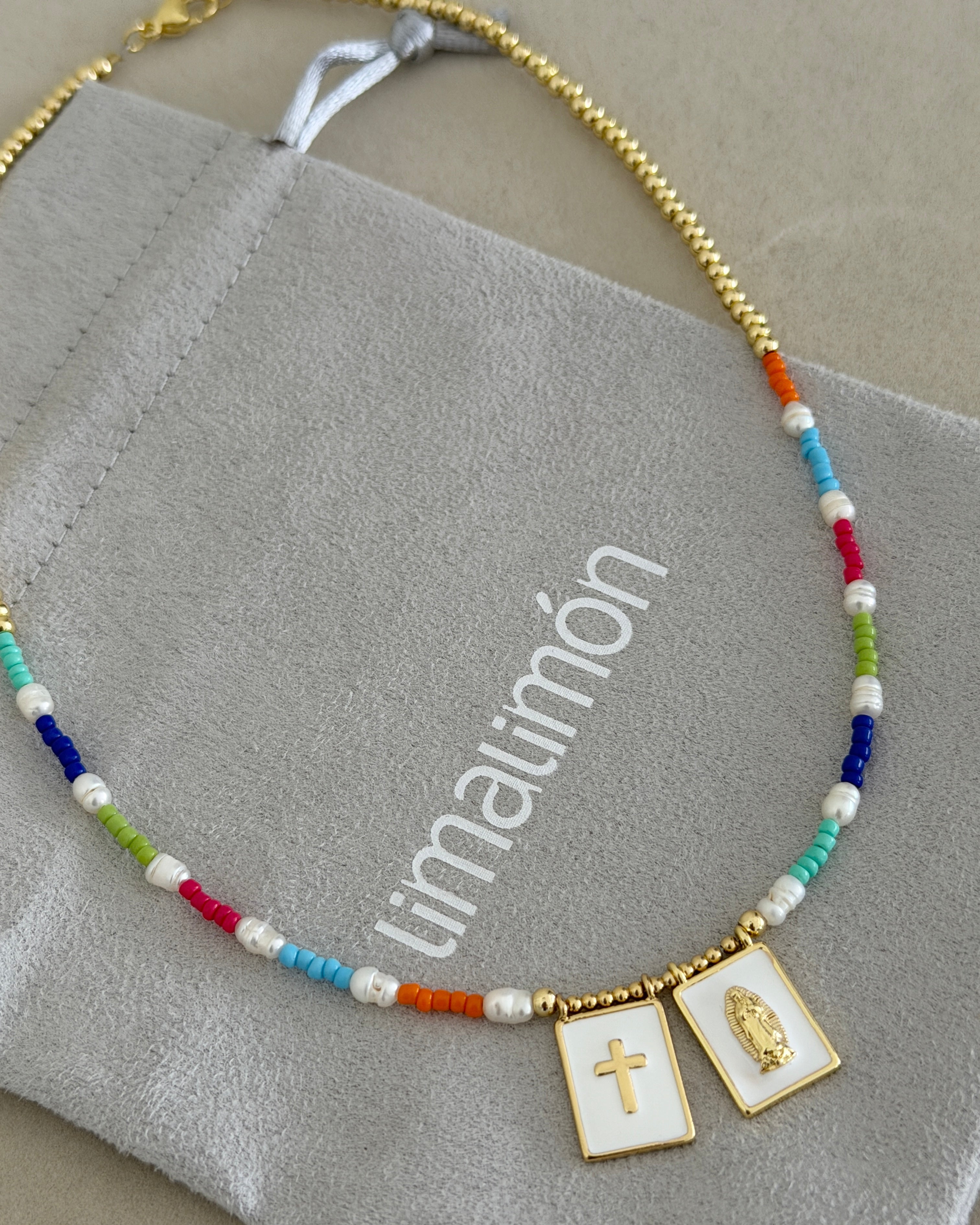 Colorful Sacred Charms Beaded Necklace