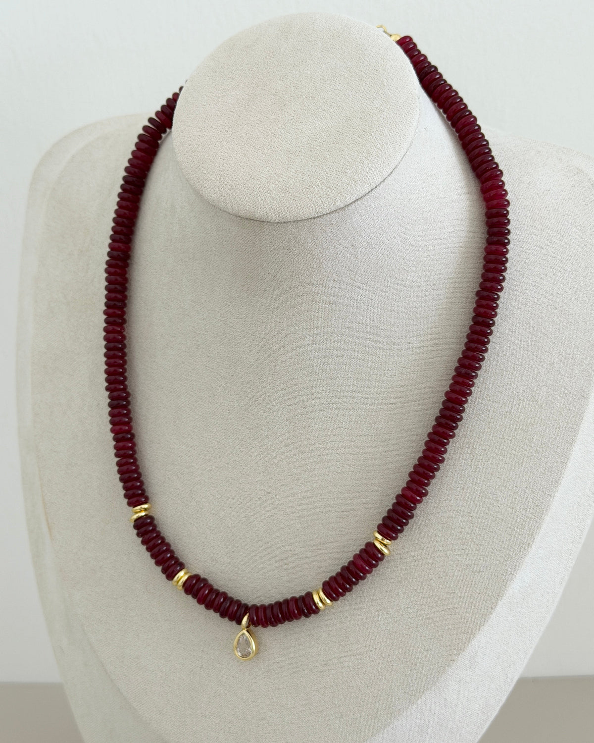 Teardrop Beaded Necklace