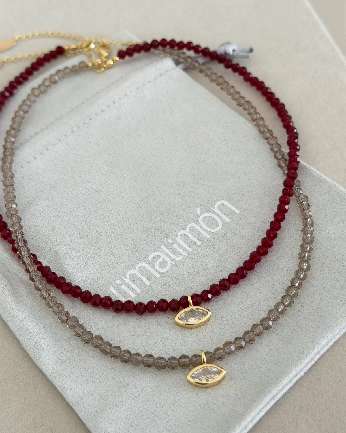 Crystal Teardrop Necklace