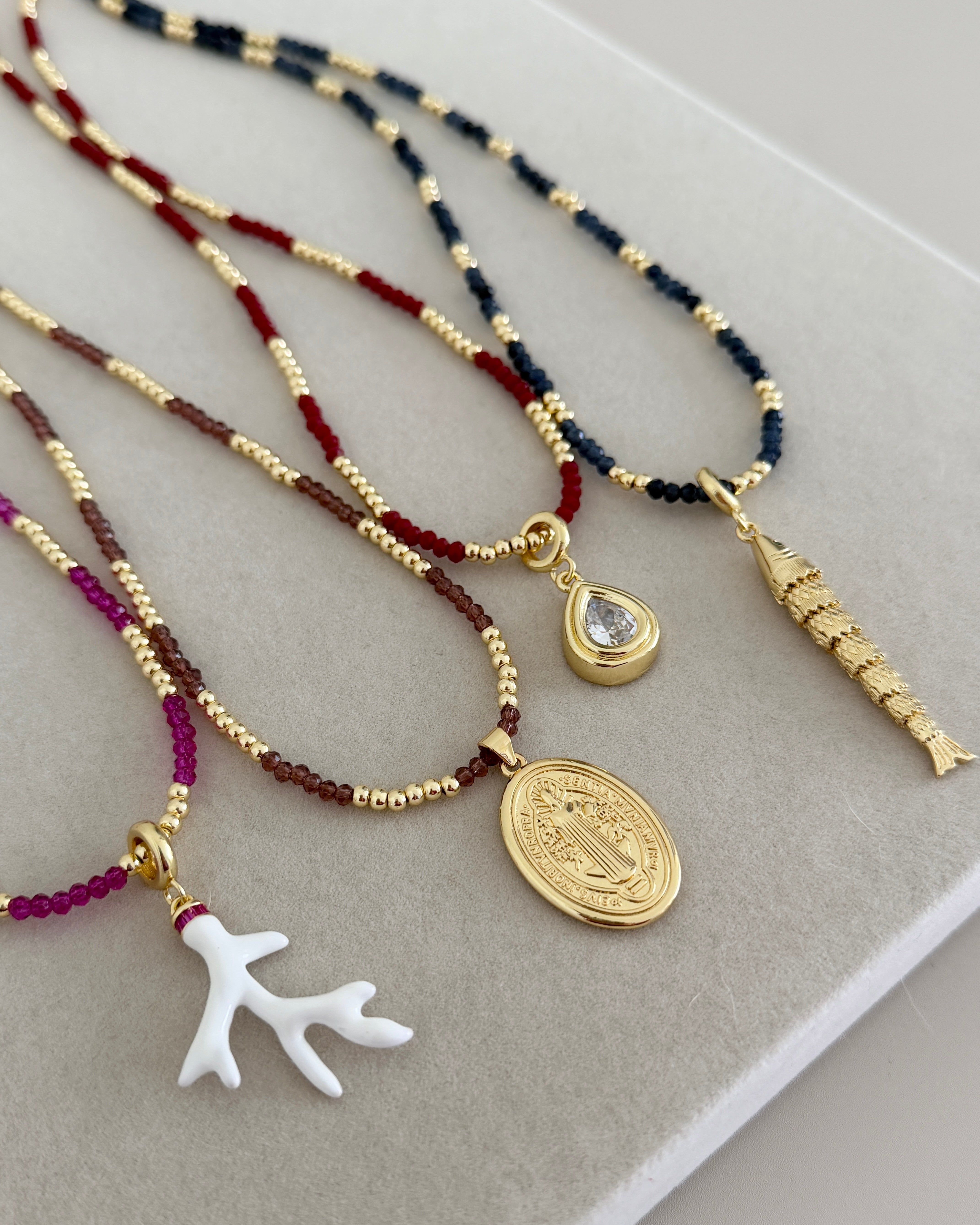 Mediterranean Charm Necklace