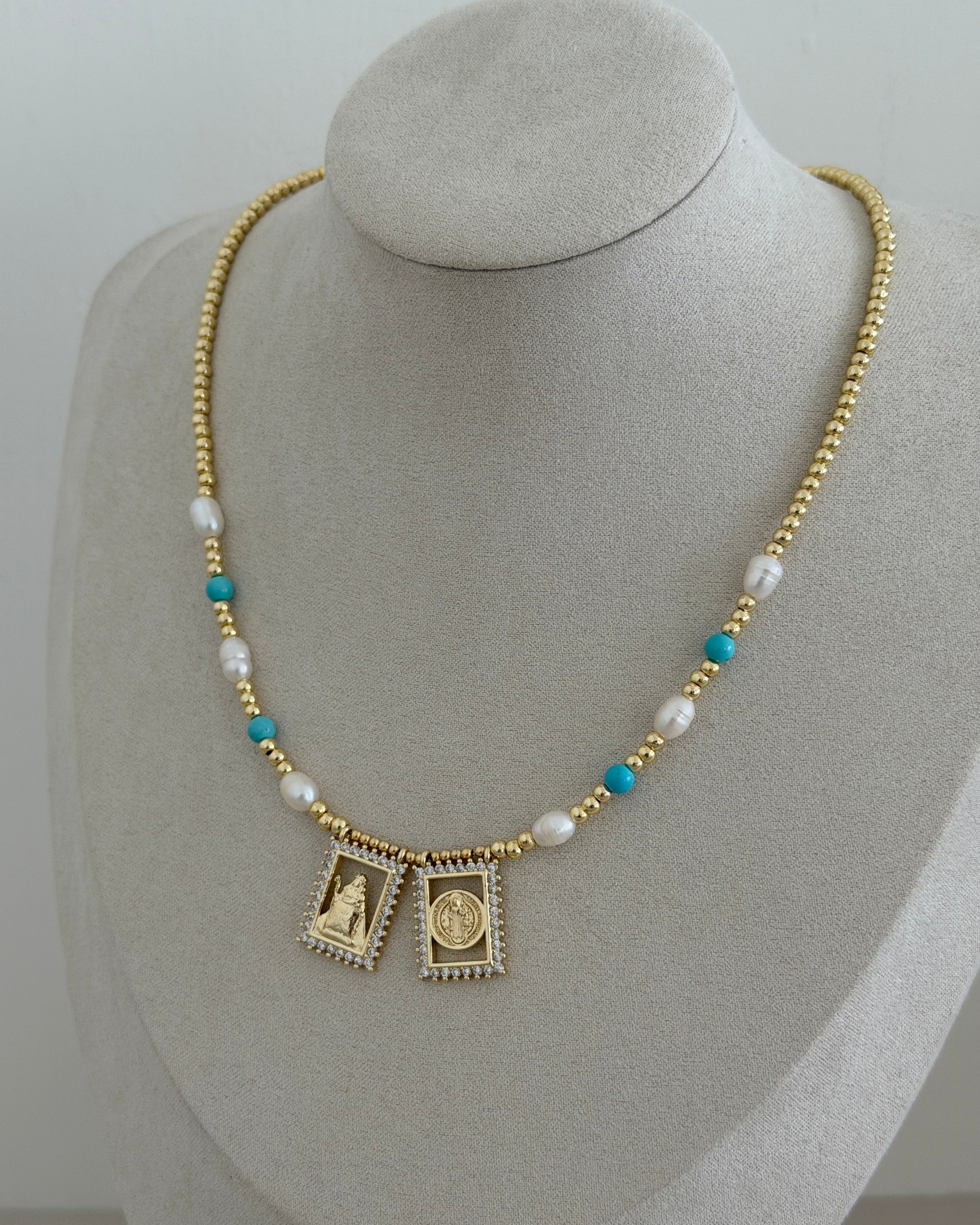 Sacred Charms Beaded Necklace