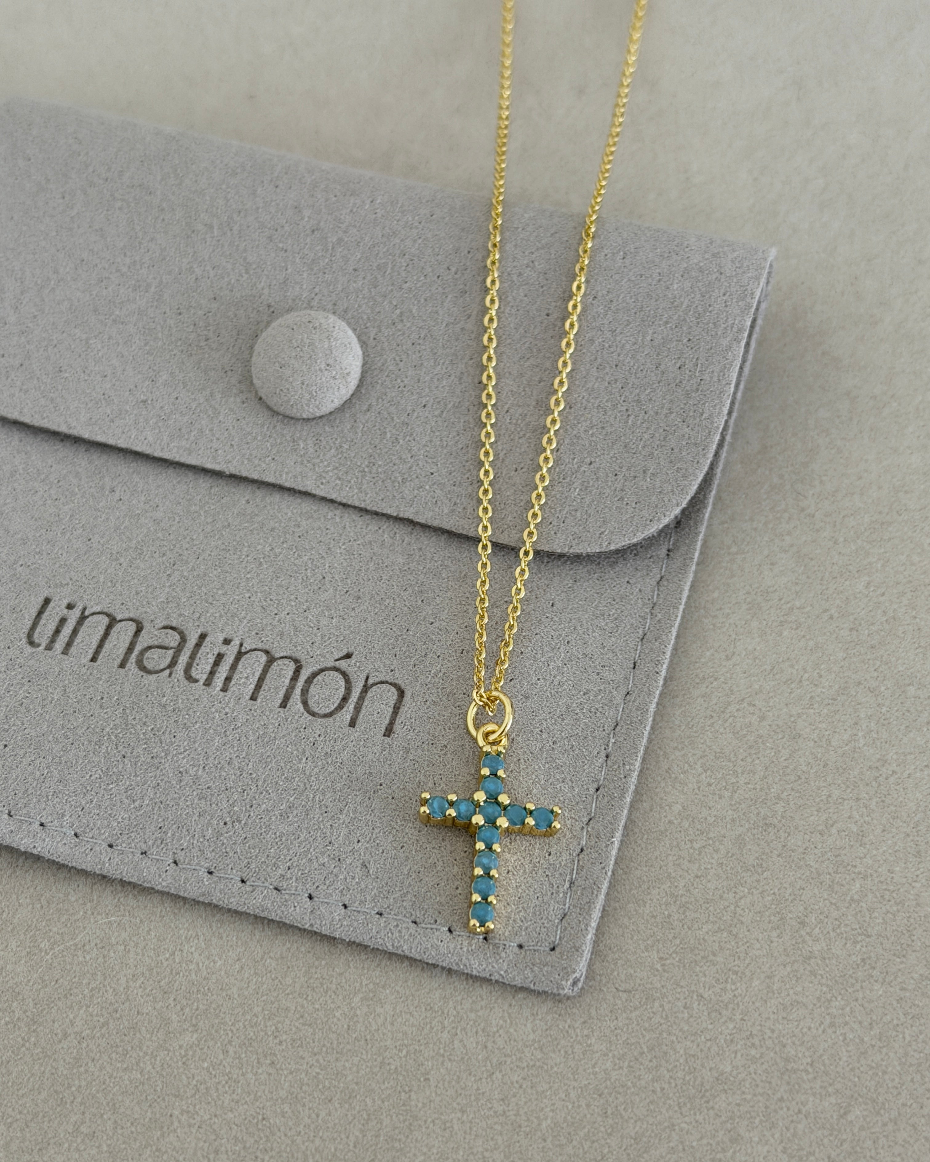 Turquoise Cross Necklace