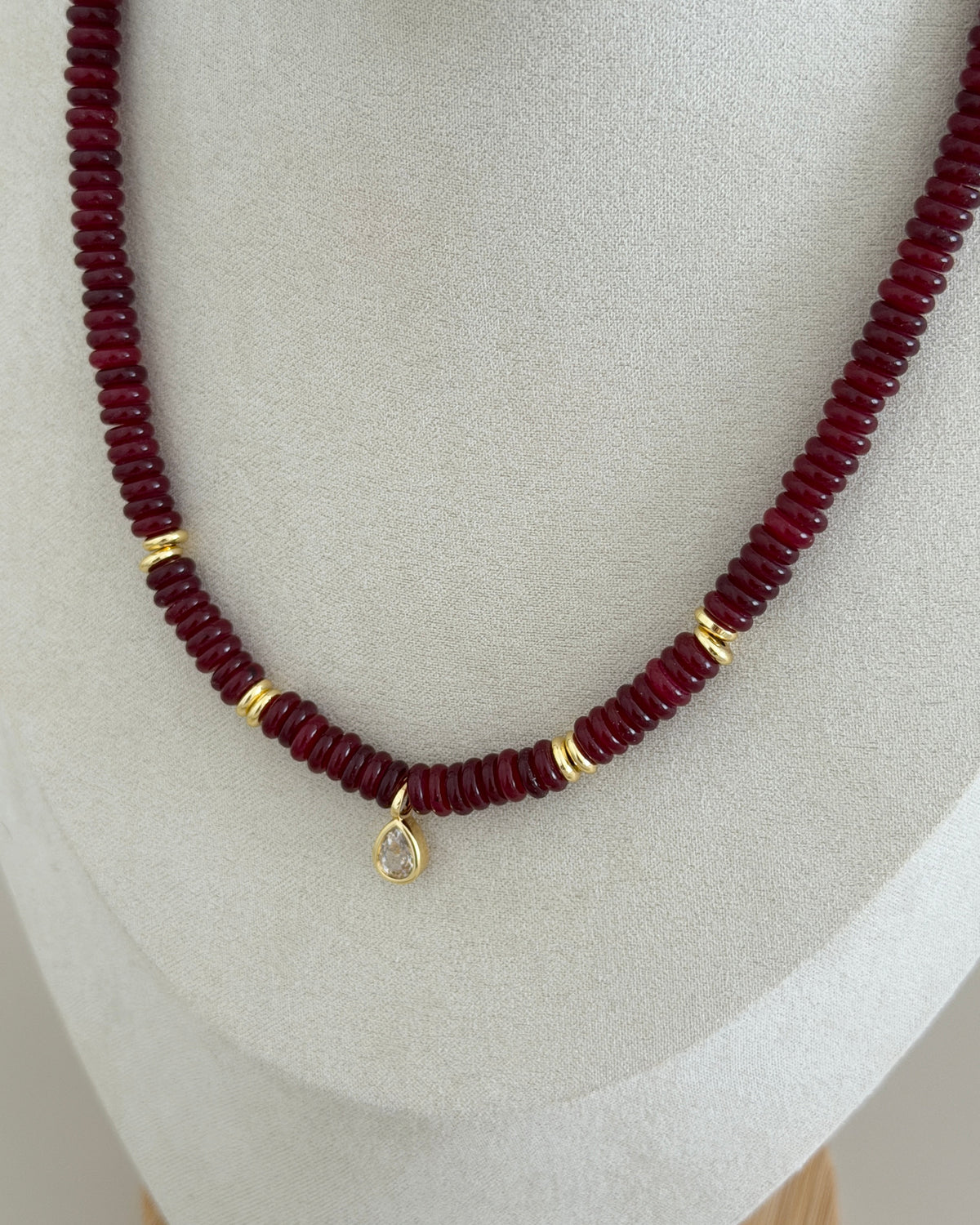 Teardrop Beaded Necklace