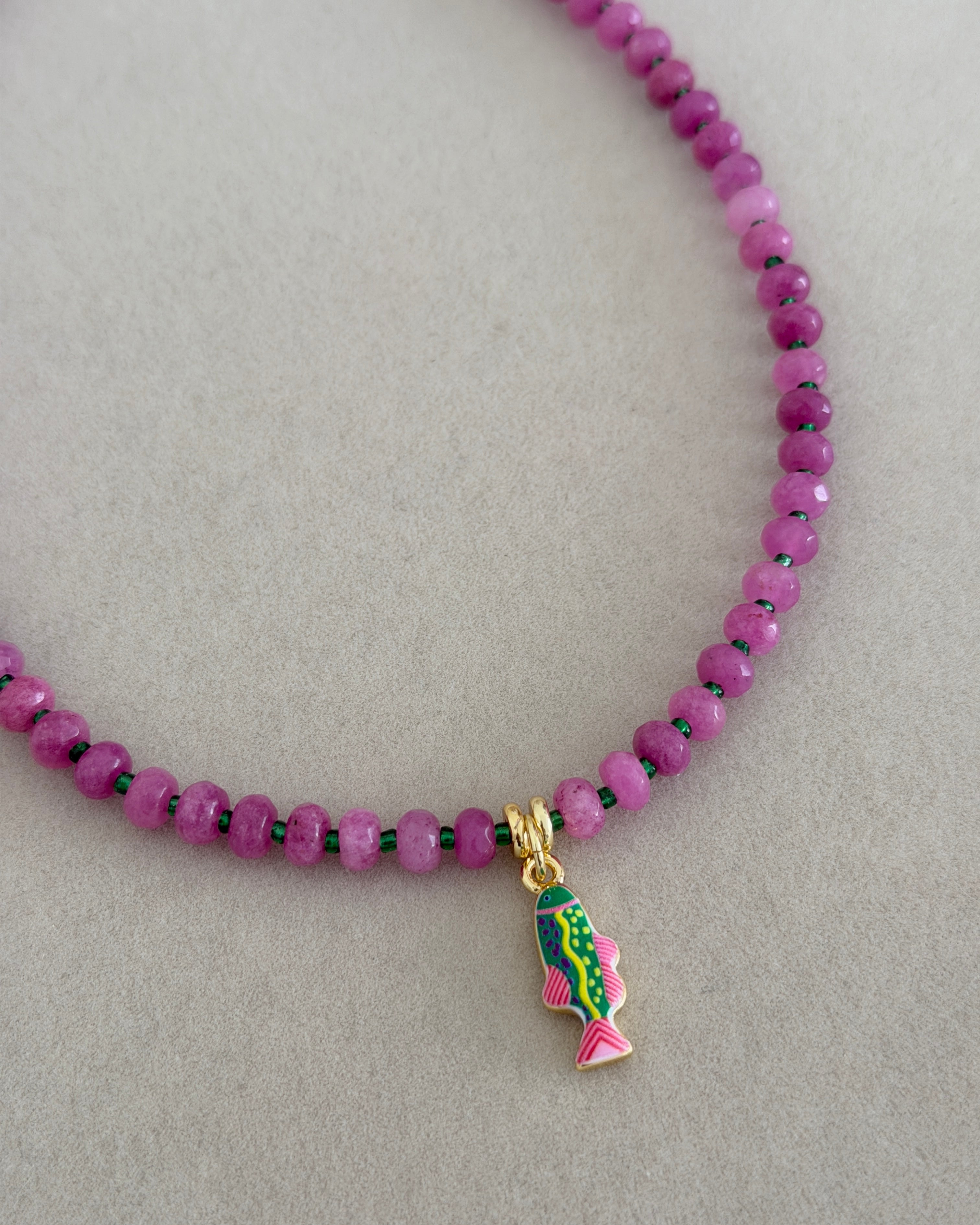 Tropical Fish Beaded Necklace