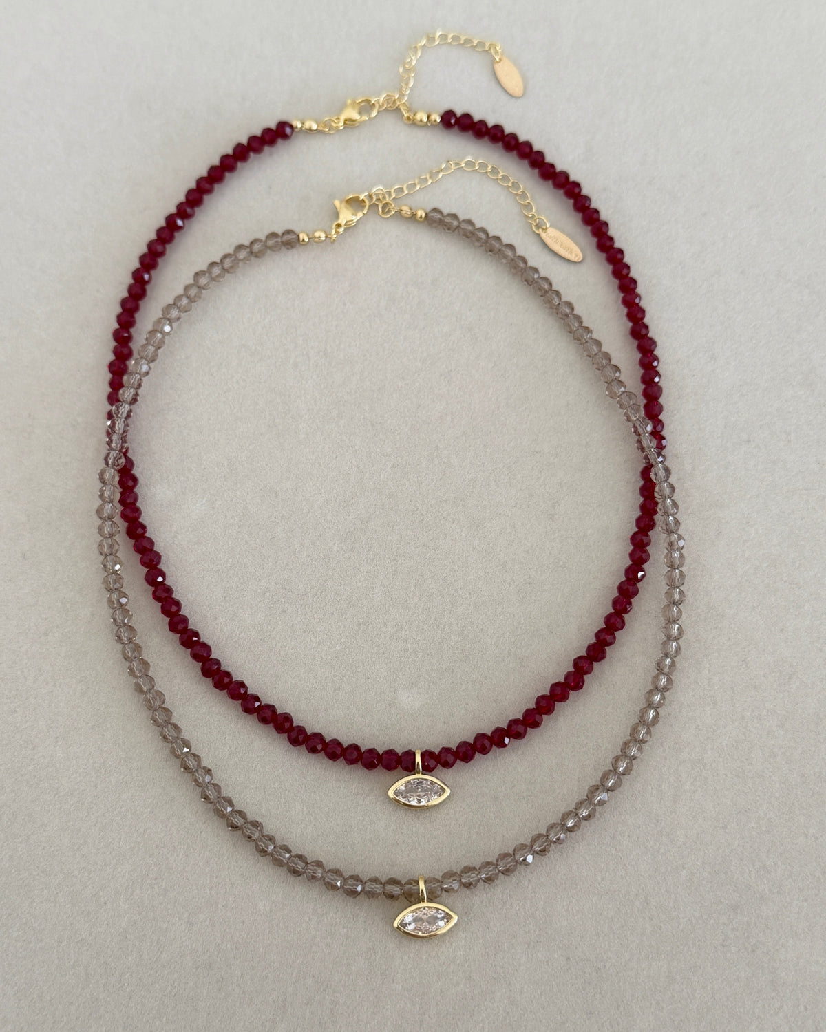 Crystal Teardrop Necklace