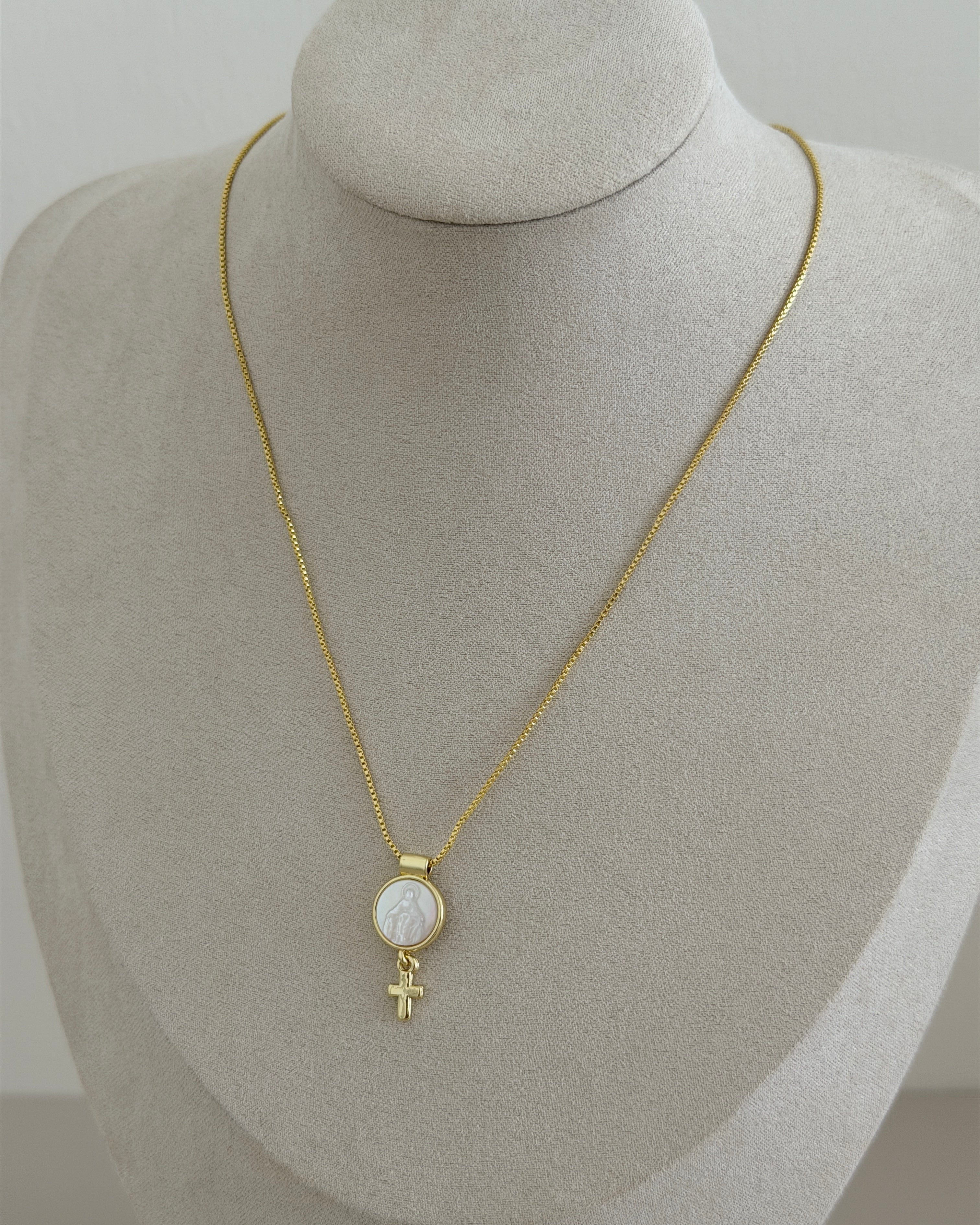 Cross Medallion Necklace
