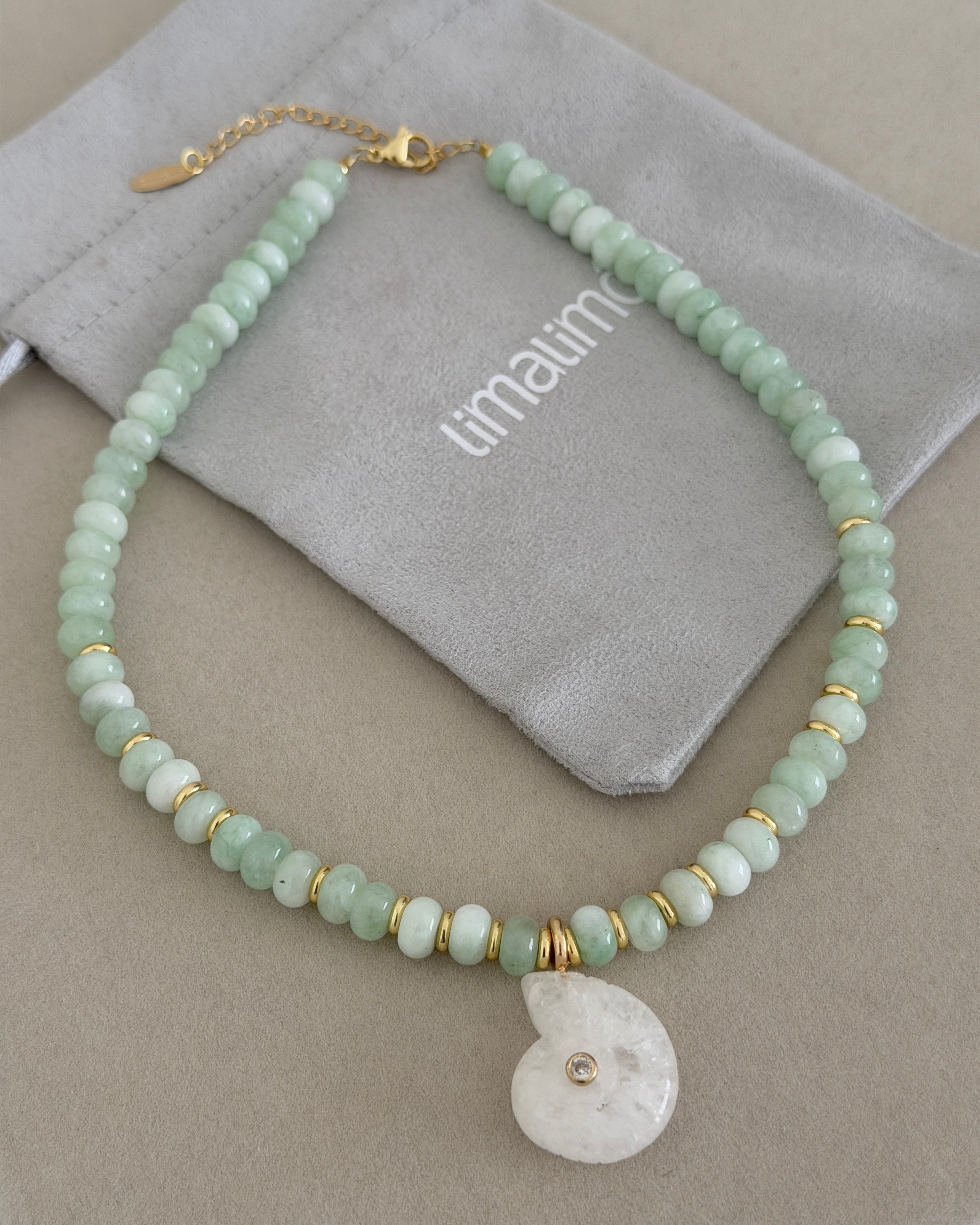 Coastal Stone Charm Necklace