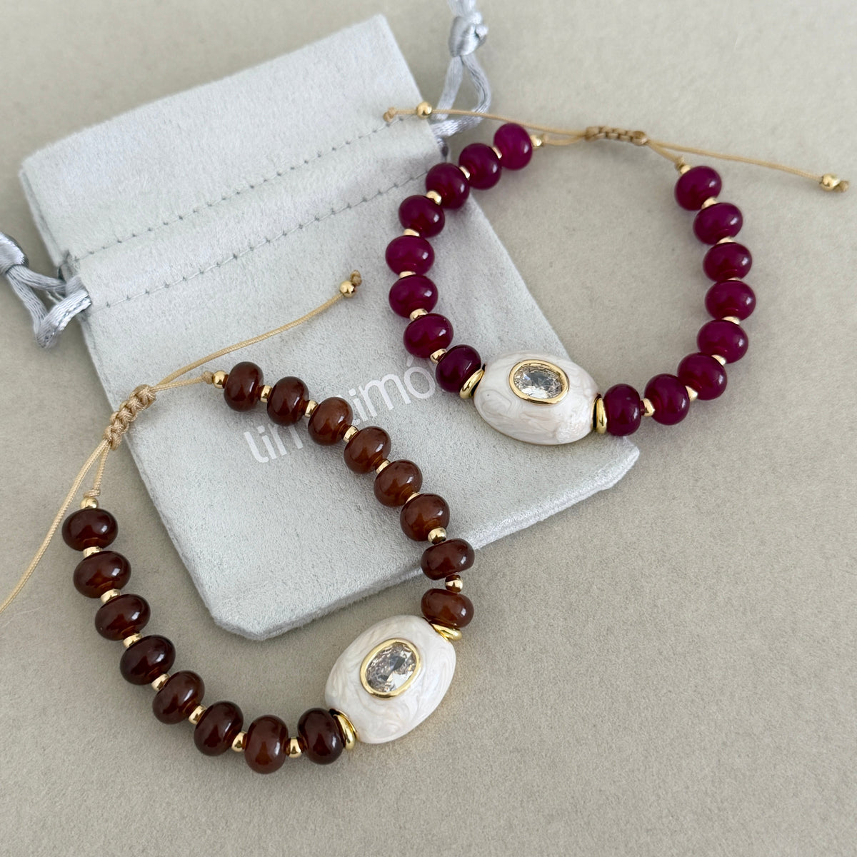 Gemstone Mother of Pearl Bracelet