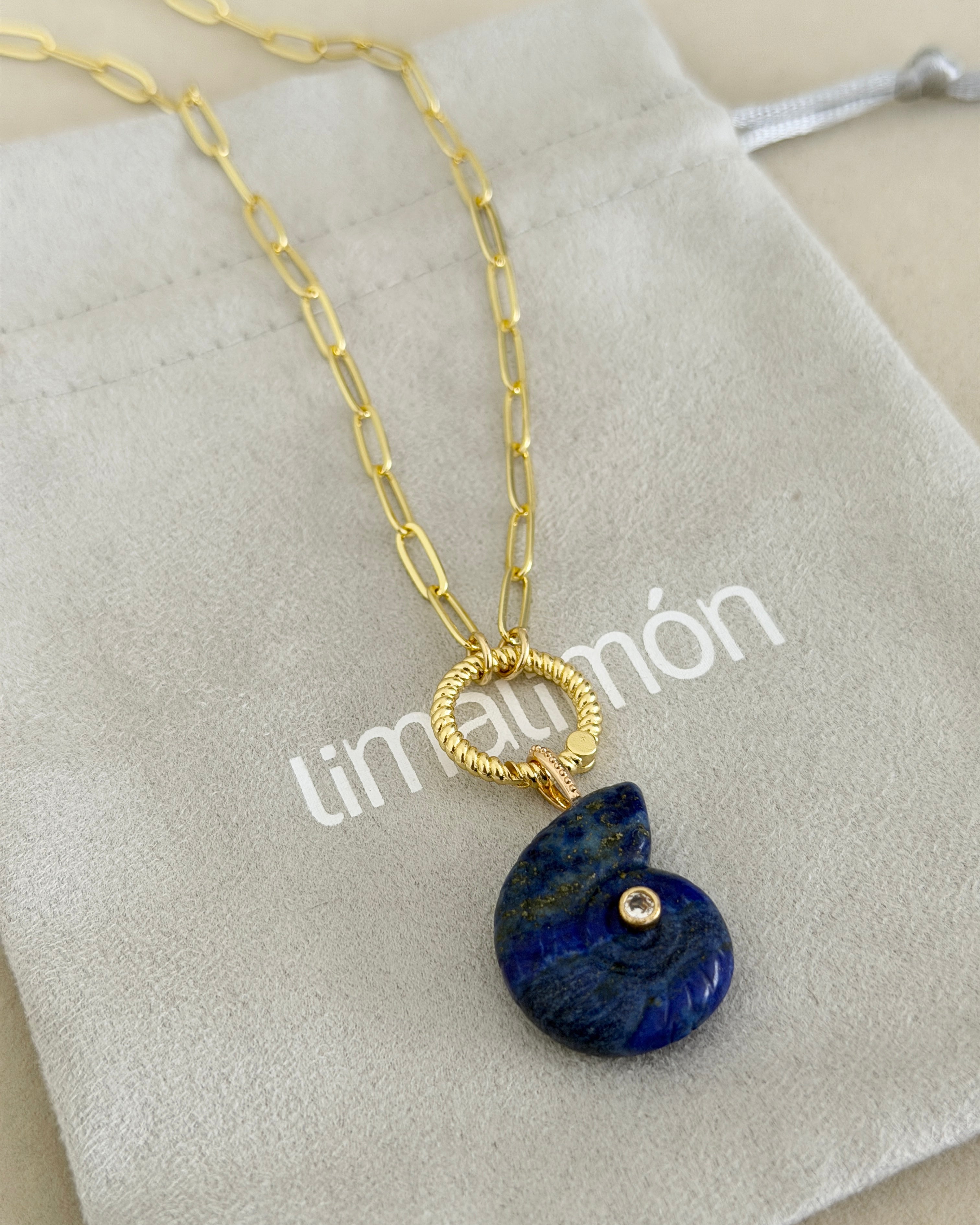 Ocean Ammonite Necklace