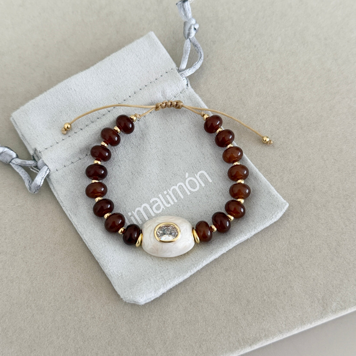 Gemstone Mother of Pearl Bracelet