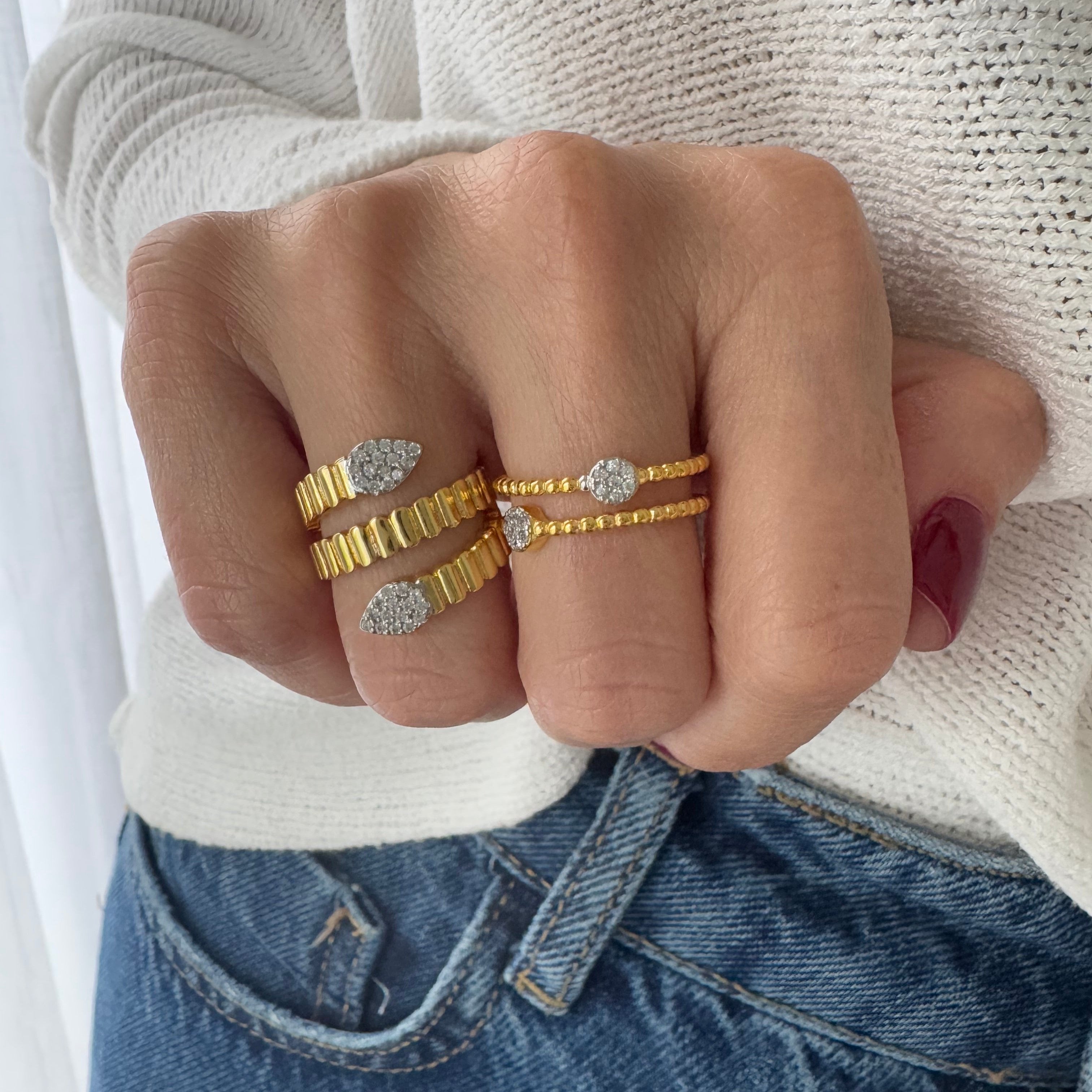 Gold and Silver Ring