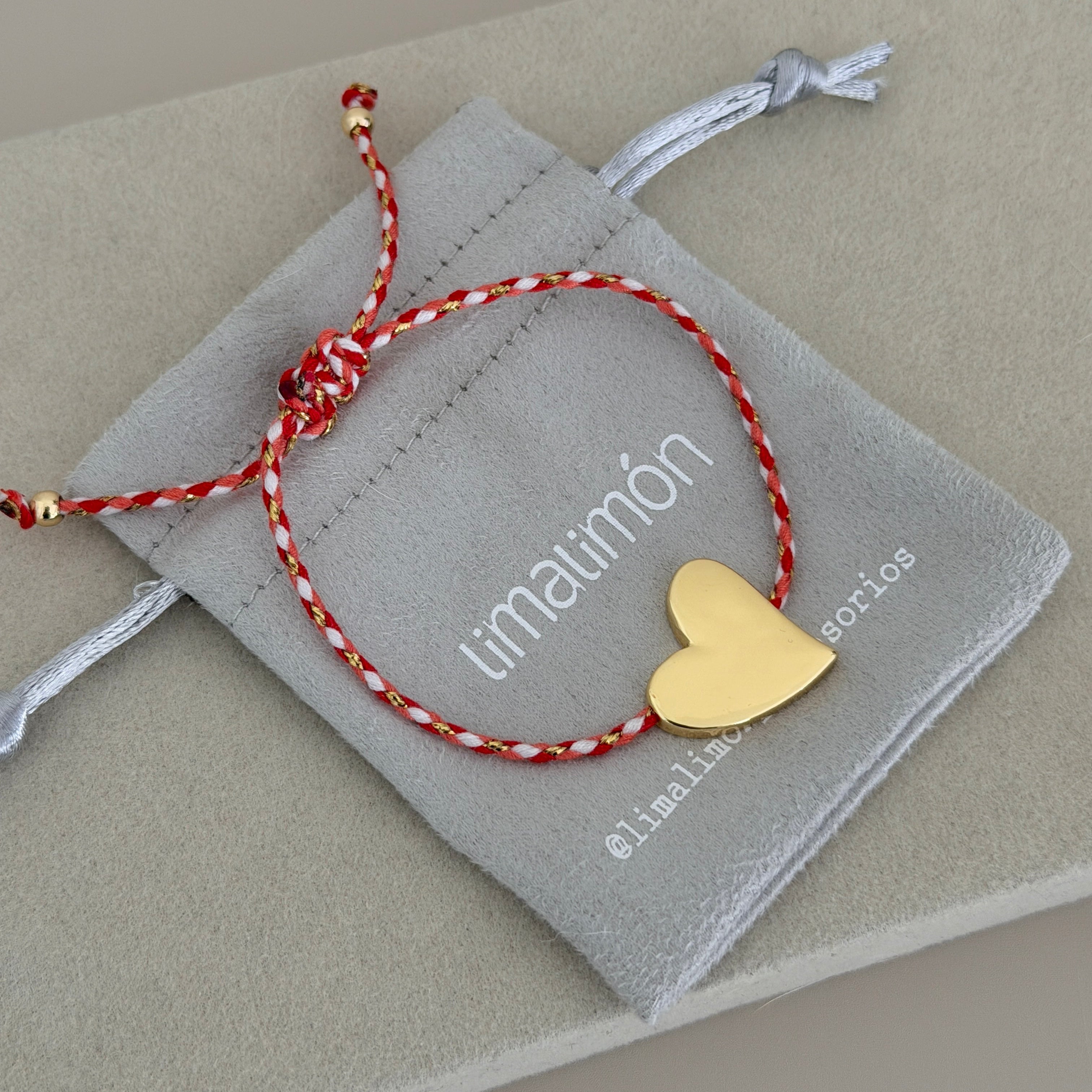 Heart Cord Bracelet