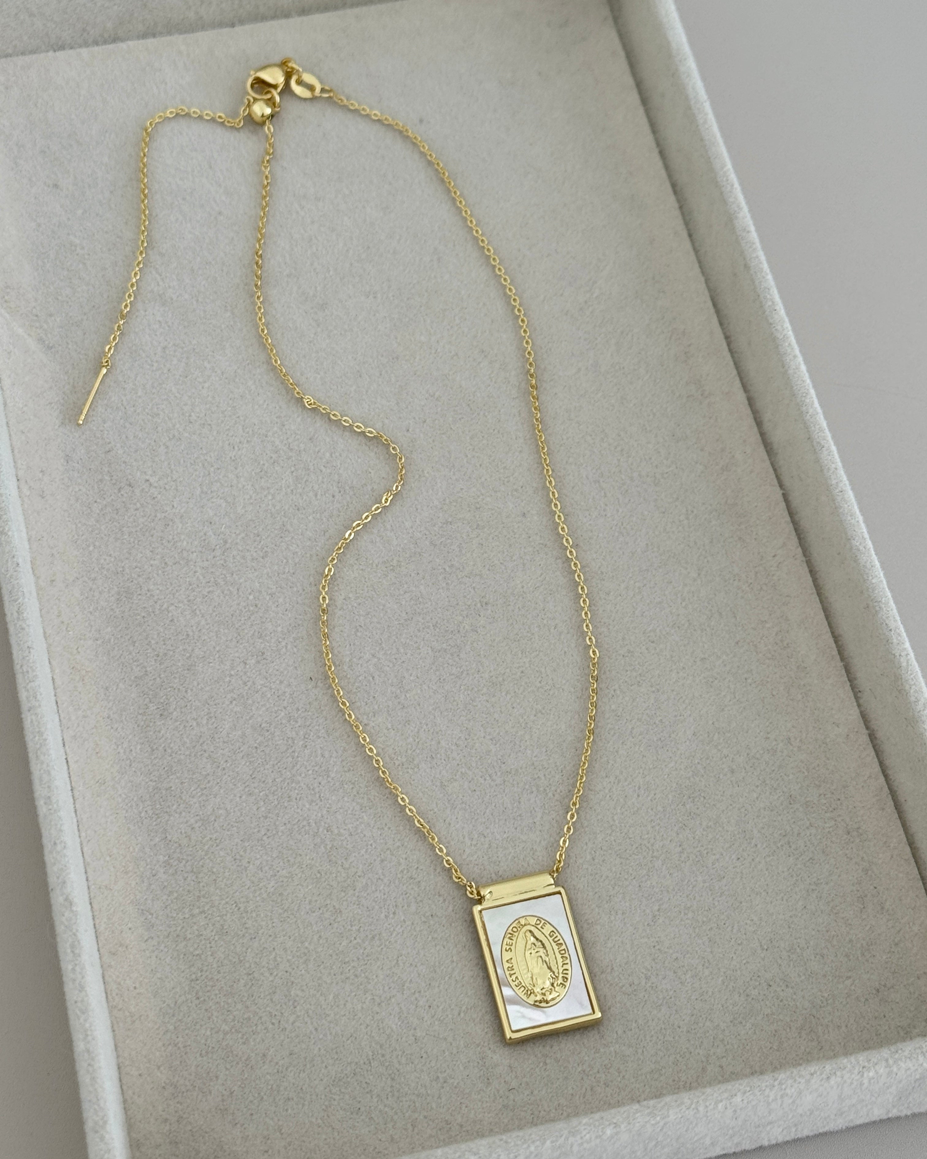 Virgin of Guadalupe Pendant Necklace