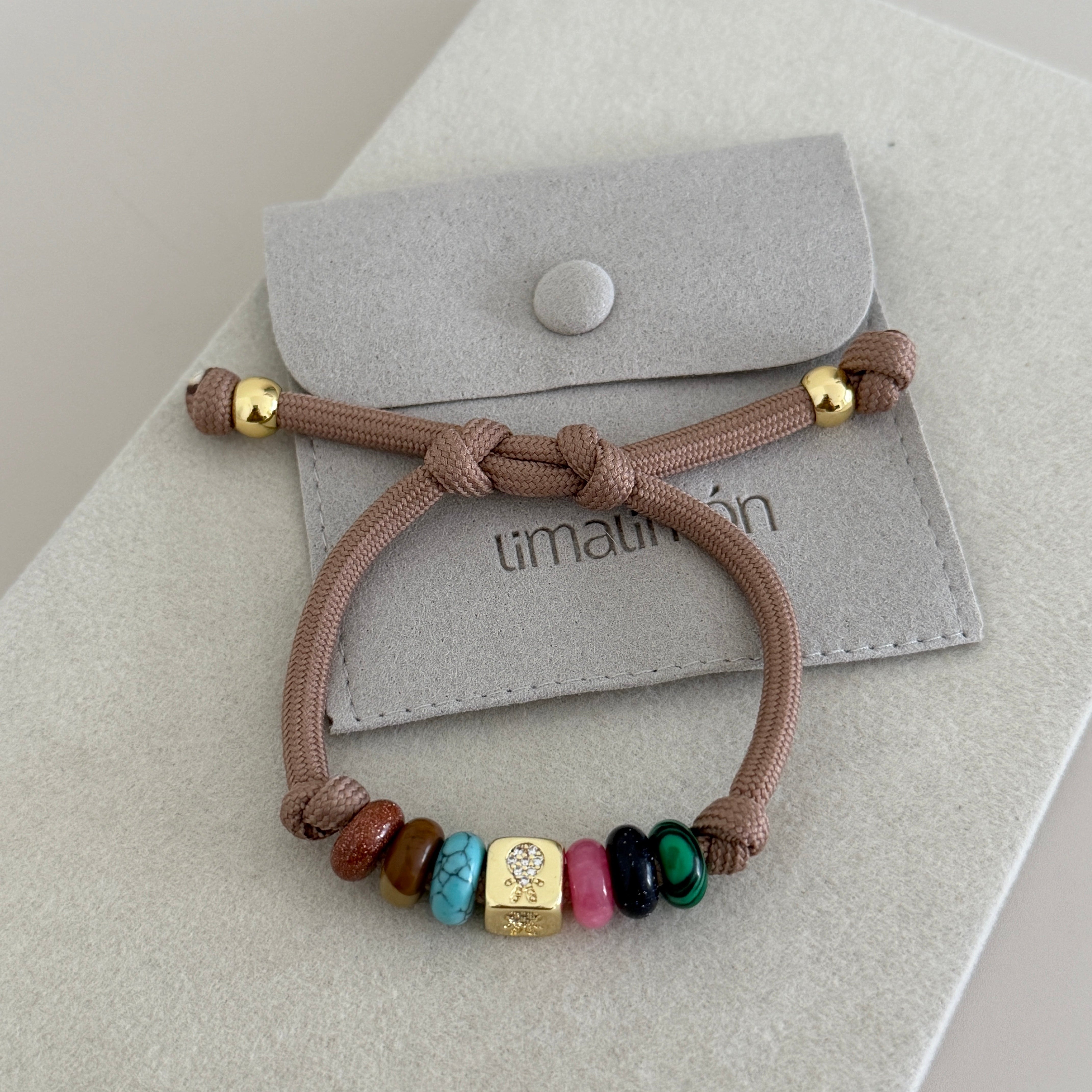 Charm Adjustable Cord Bracelet