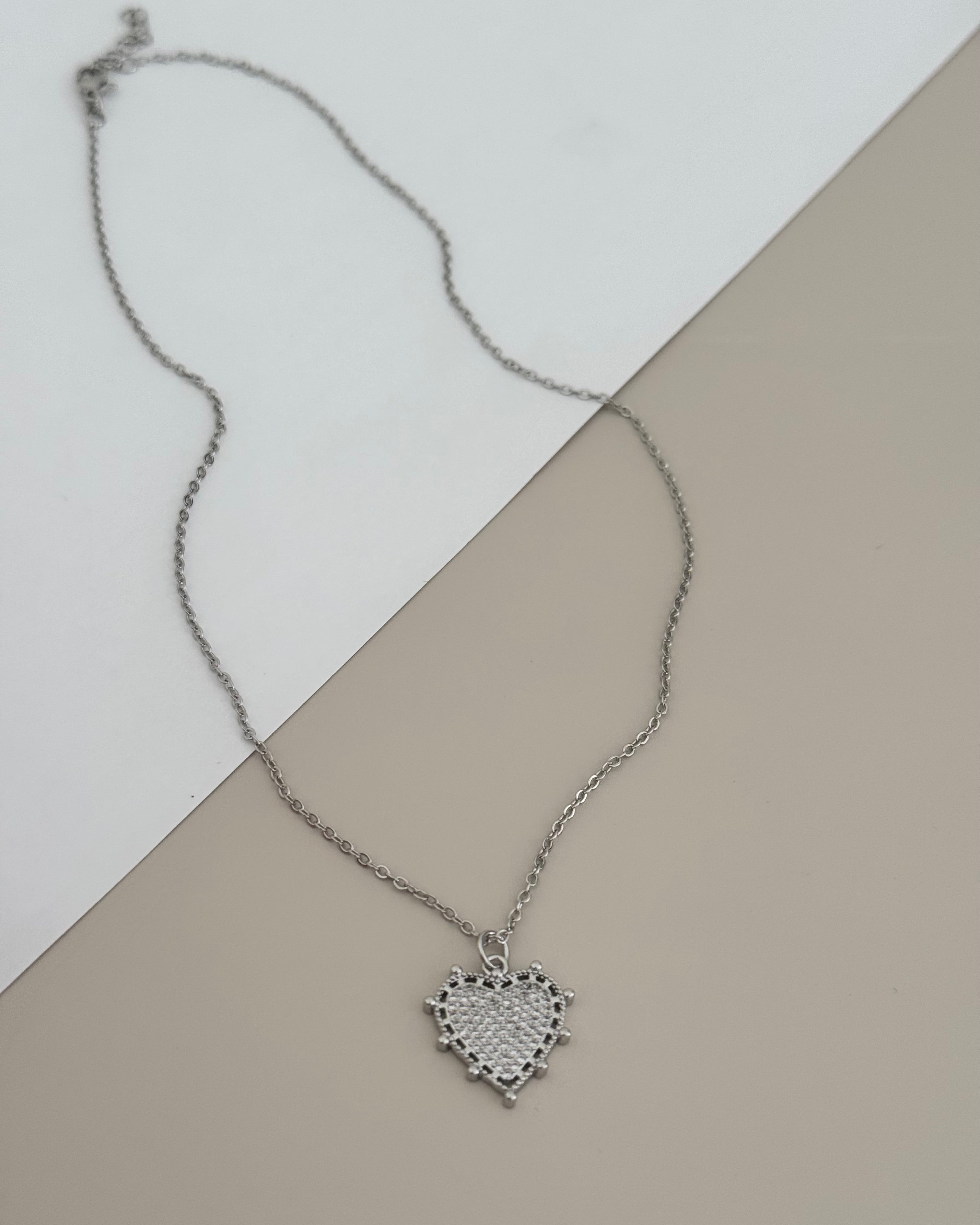 Heart Silver Necklace