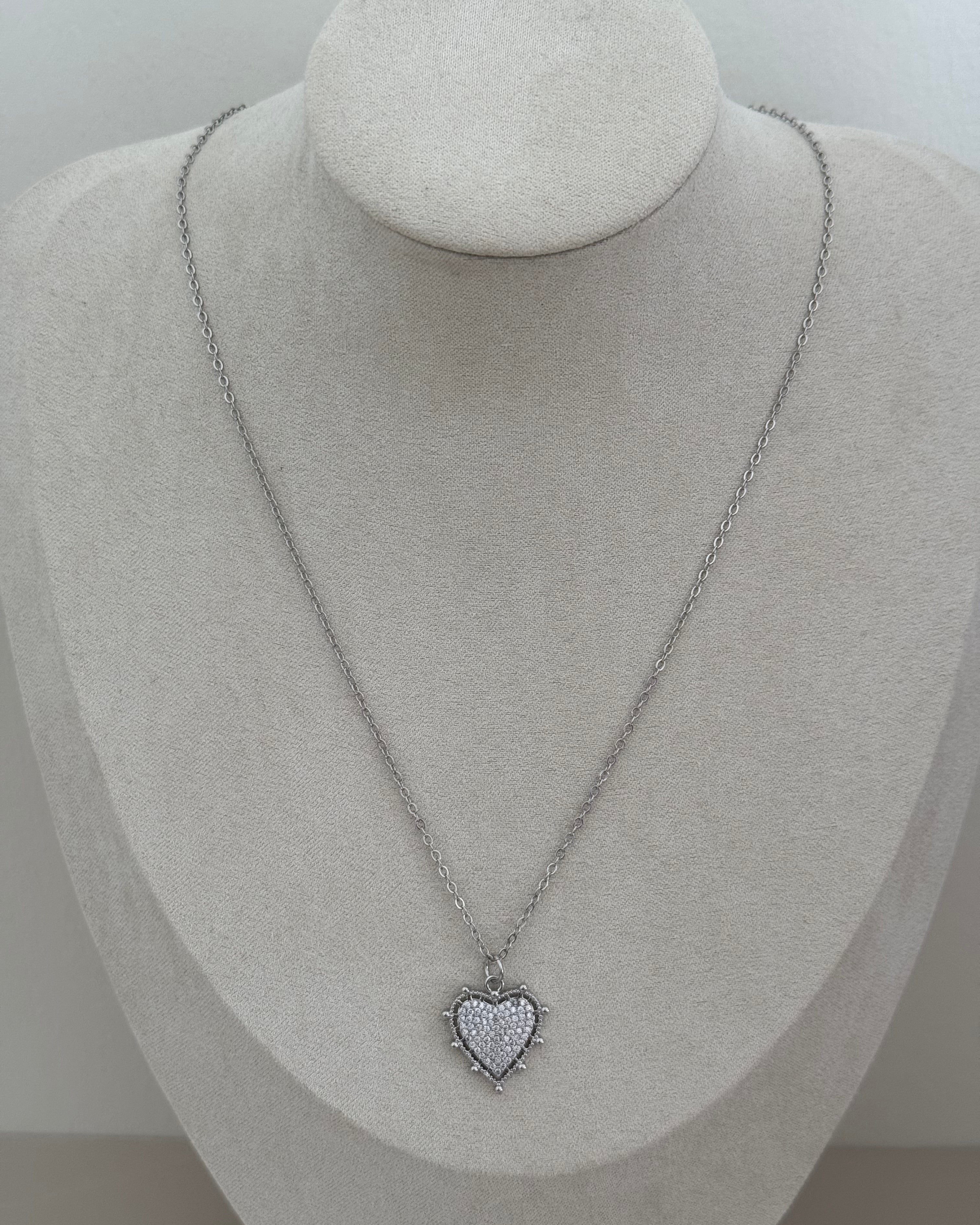 Heart Silver Necklace