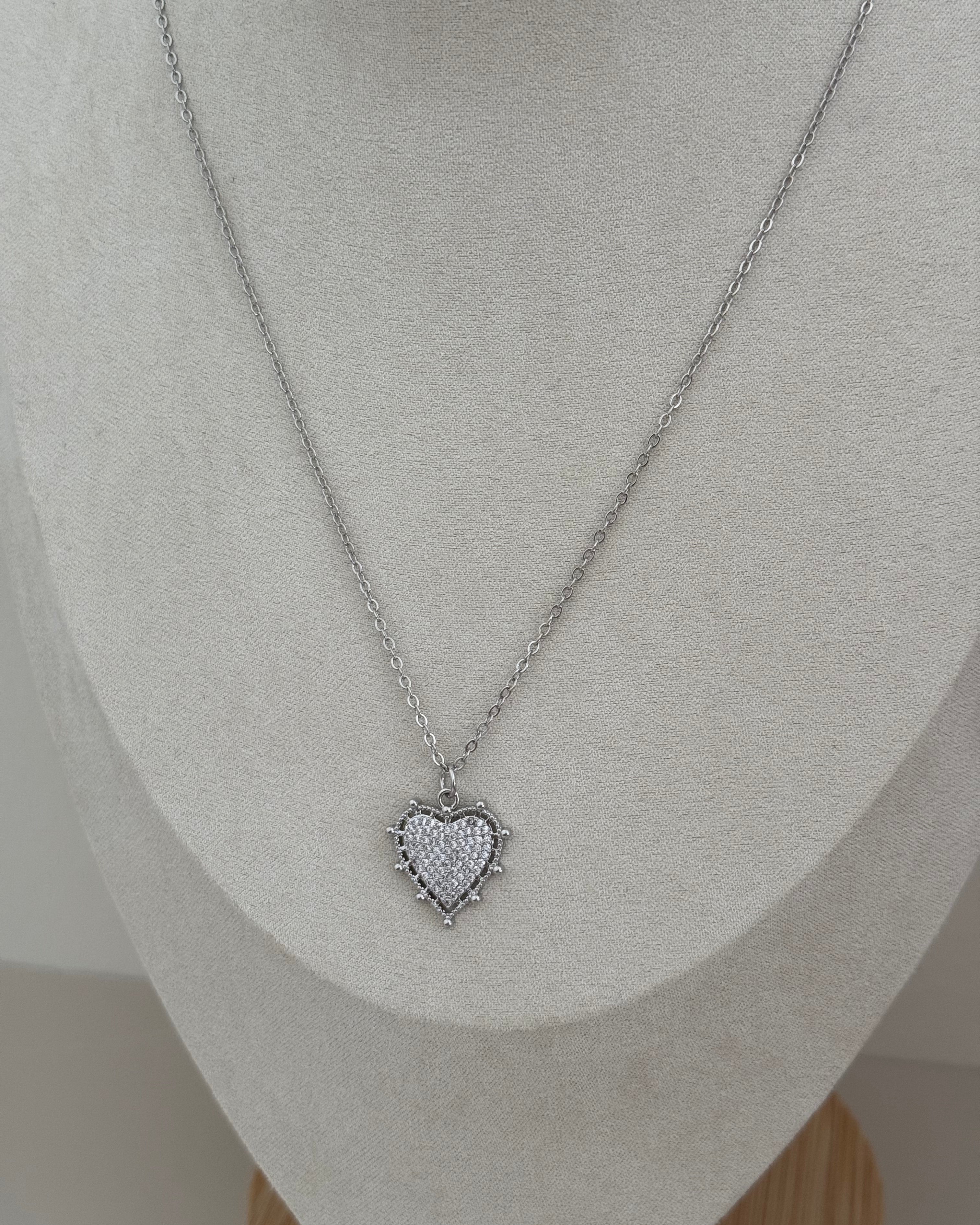 Heart Silver Necklace