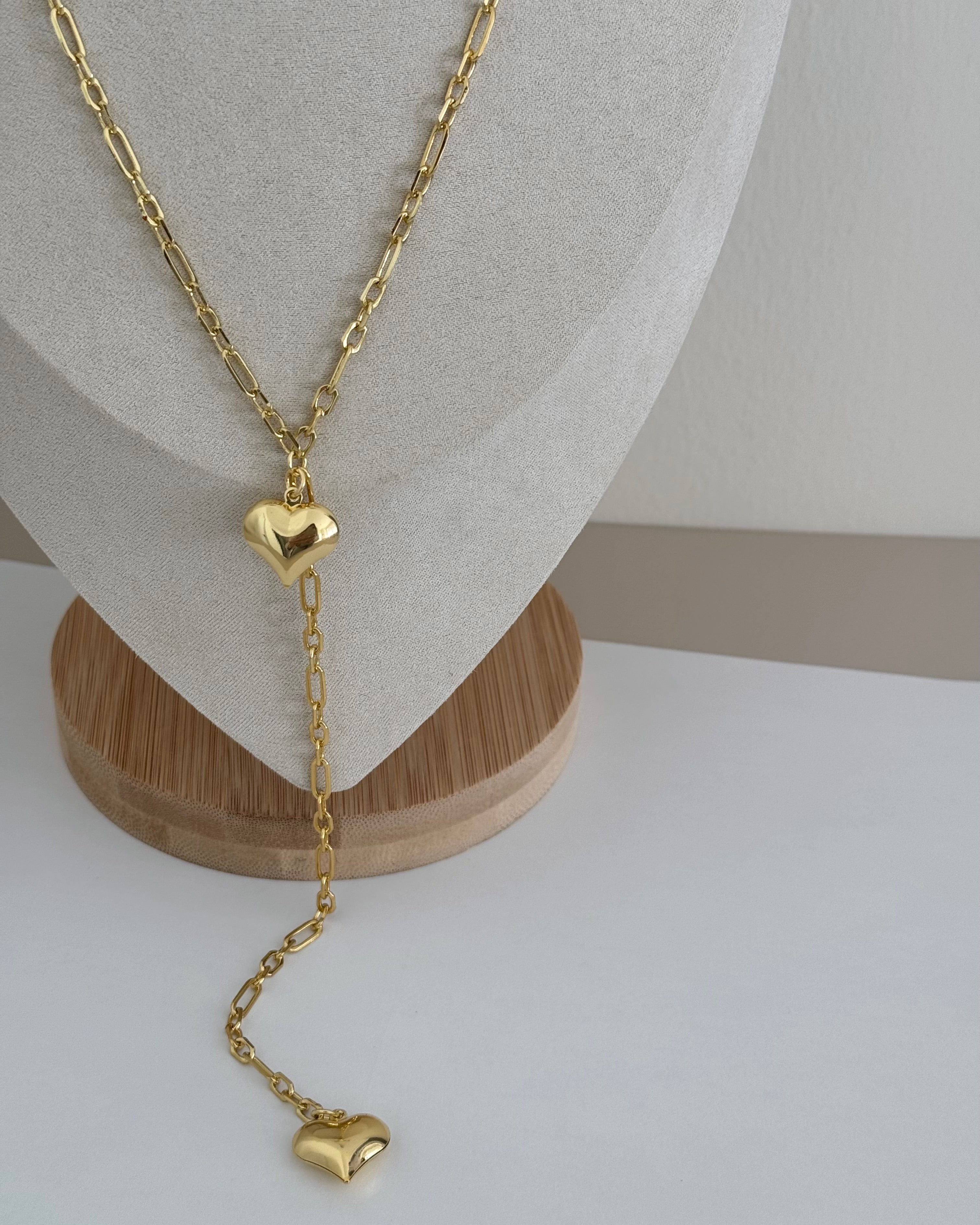 Long Heart Necklace