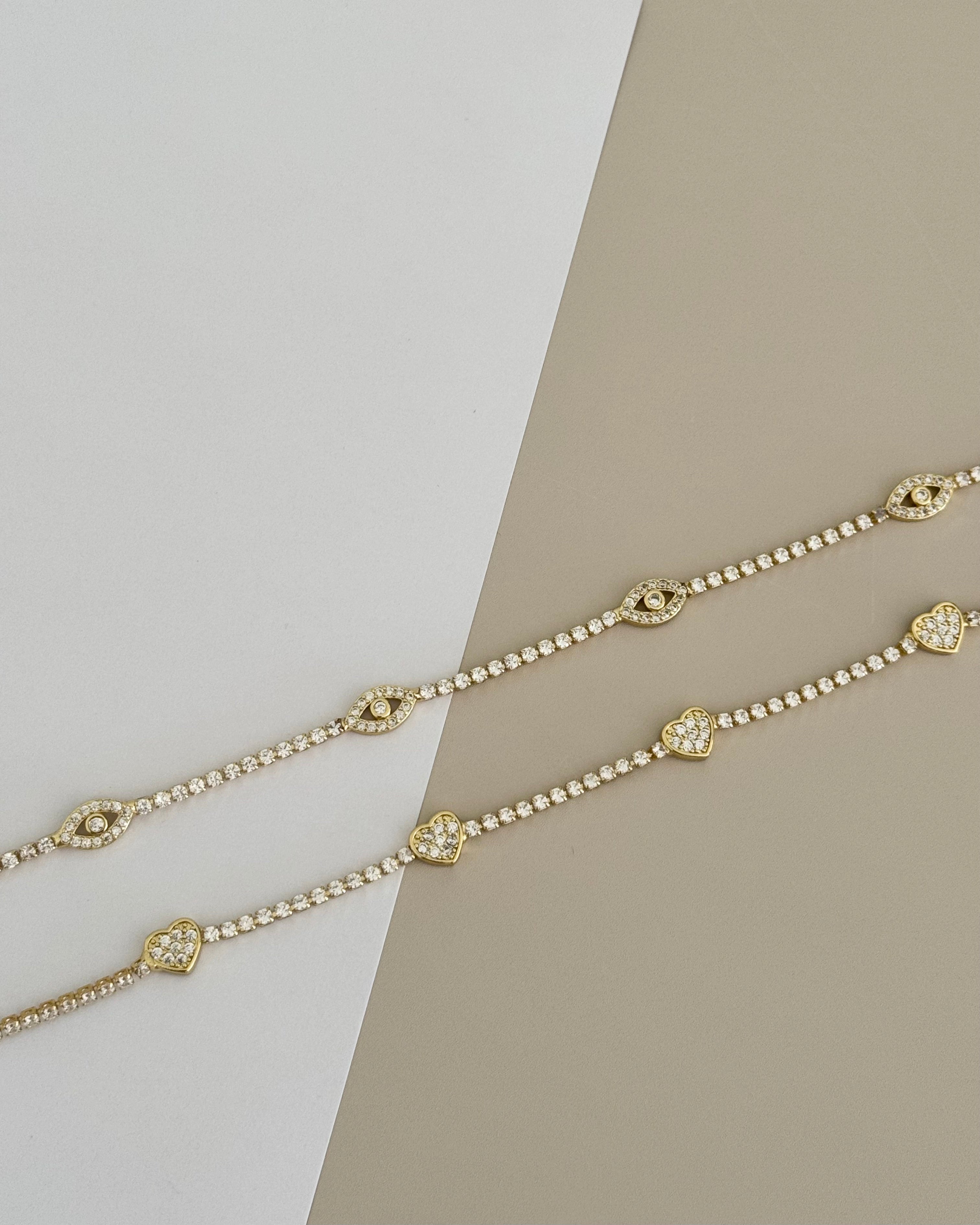 Tennis Gold Necklace