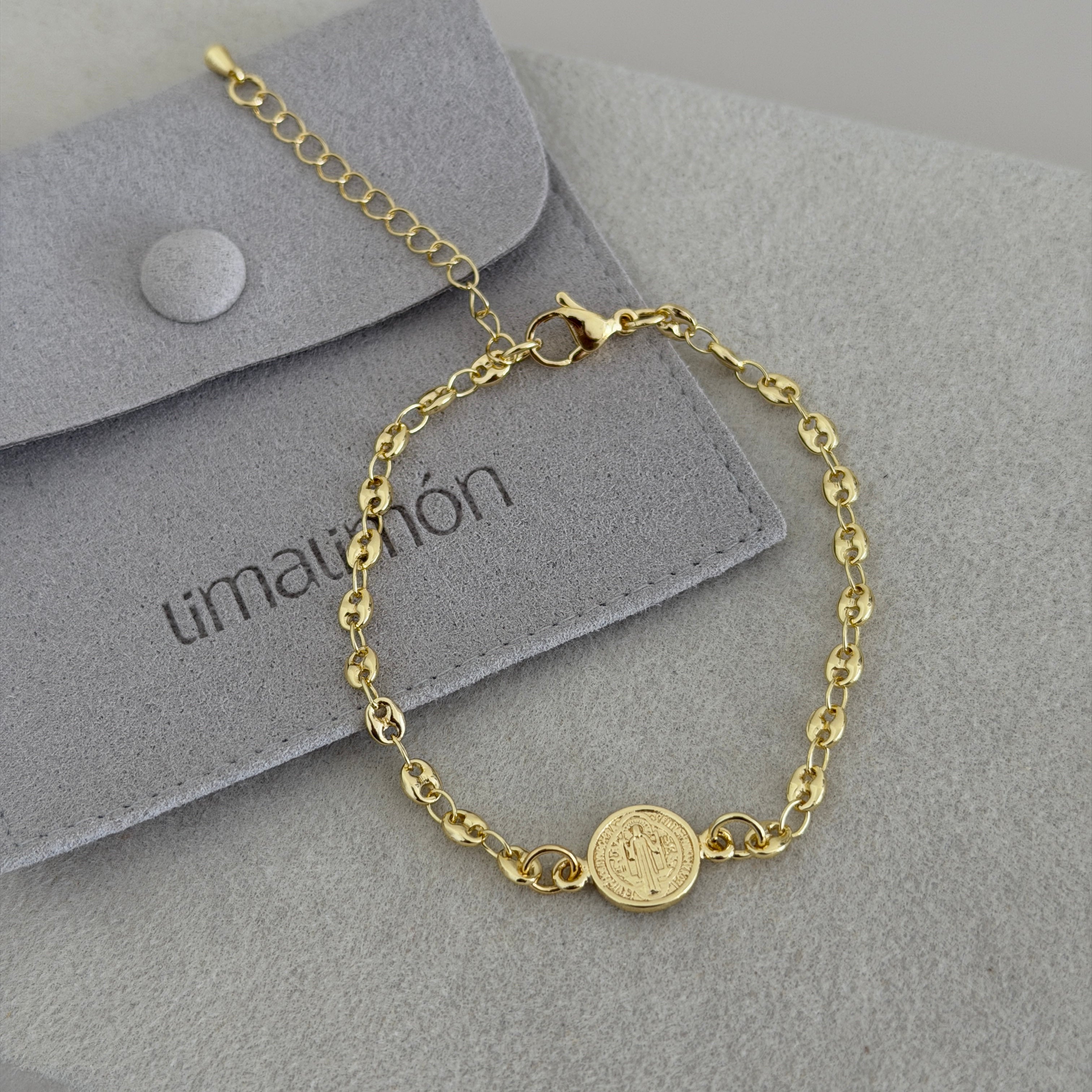 Celeste Coin Medallion Bracelet