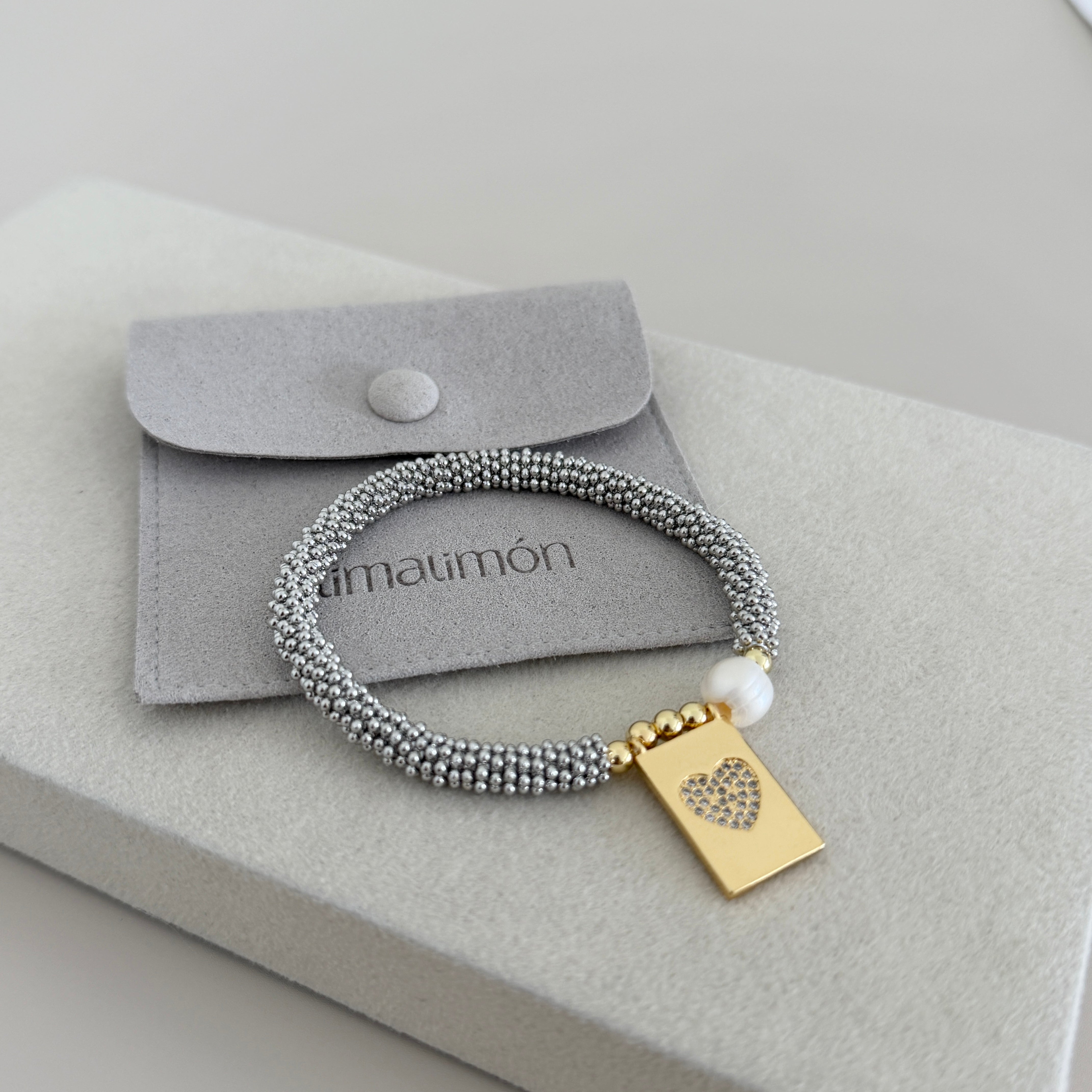 Amora Heart Charm Bracelet