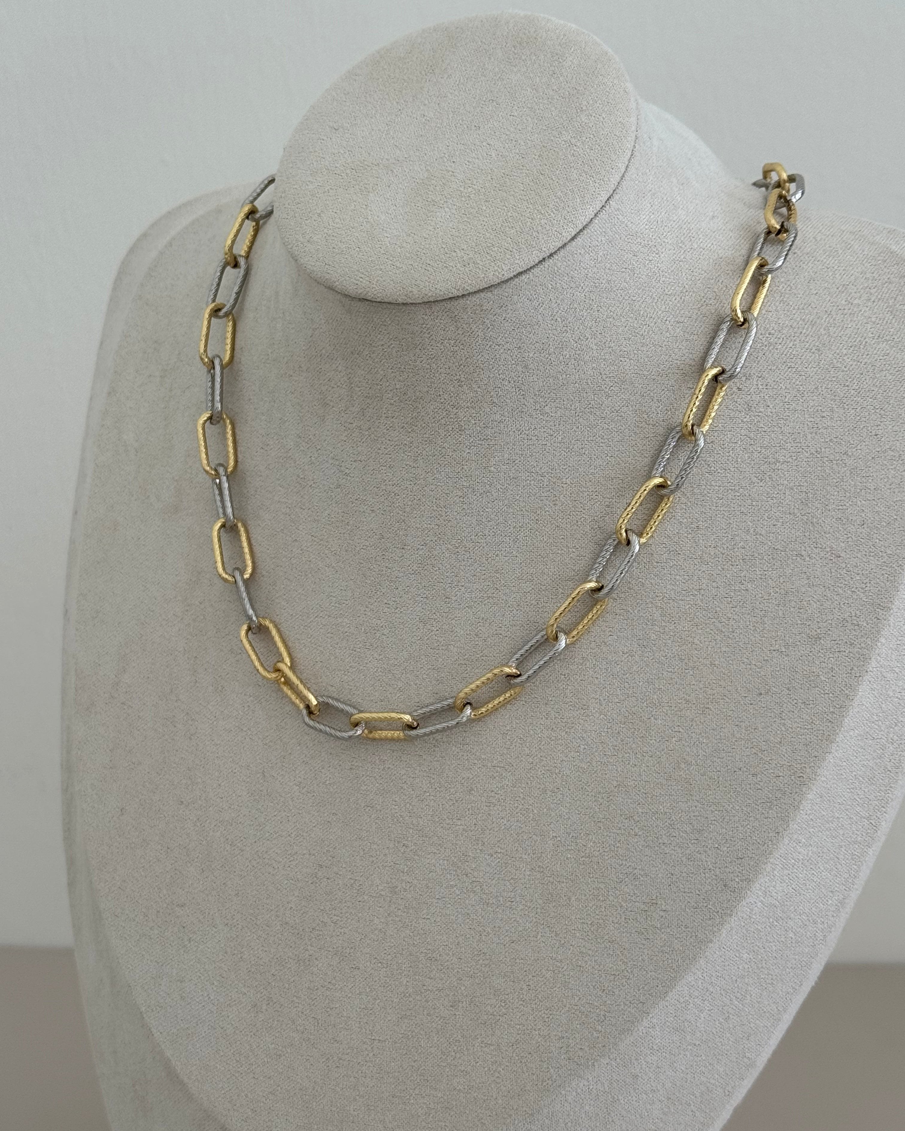 Gold And Silver Necklace