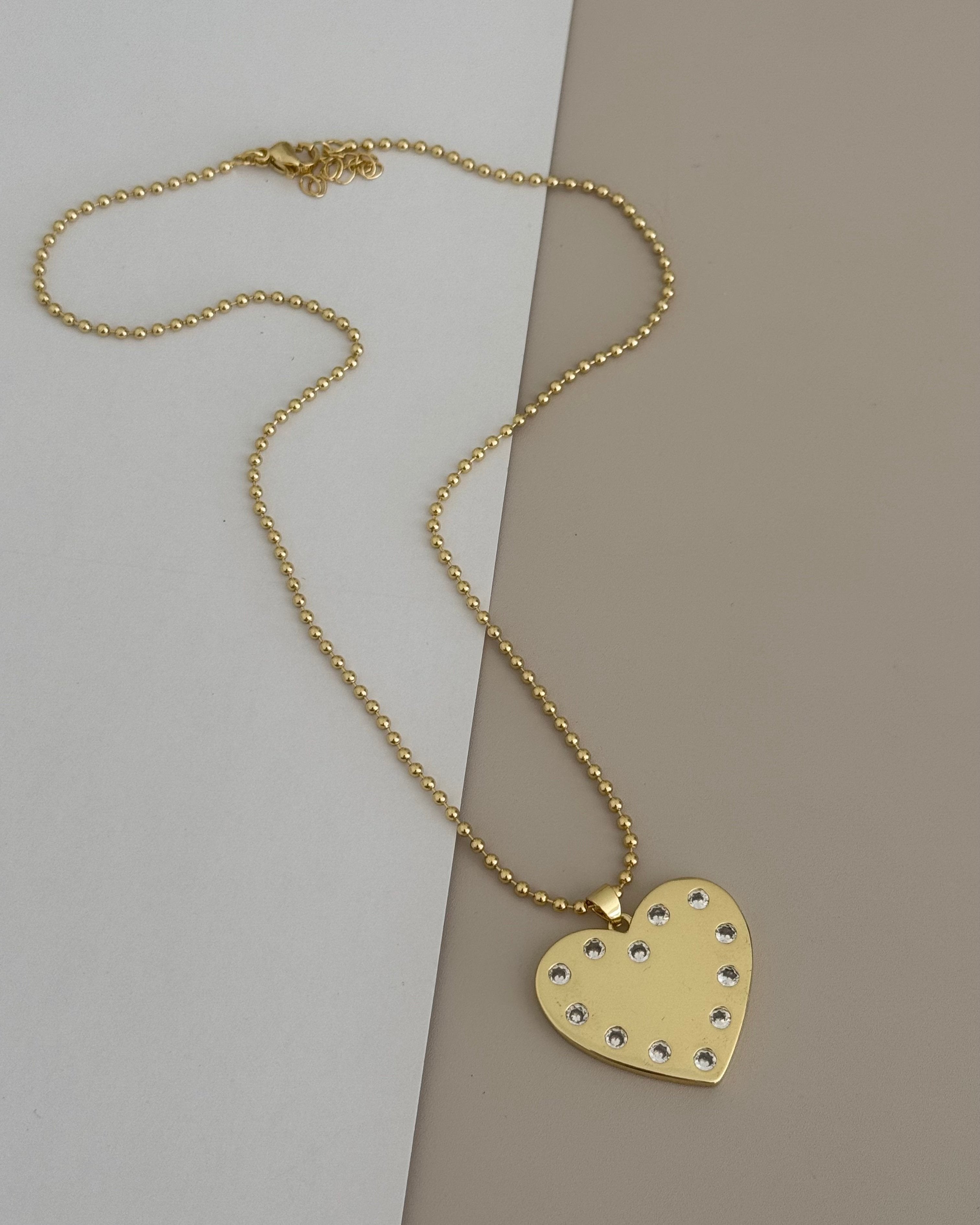 Heart Zirconia Necklace