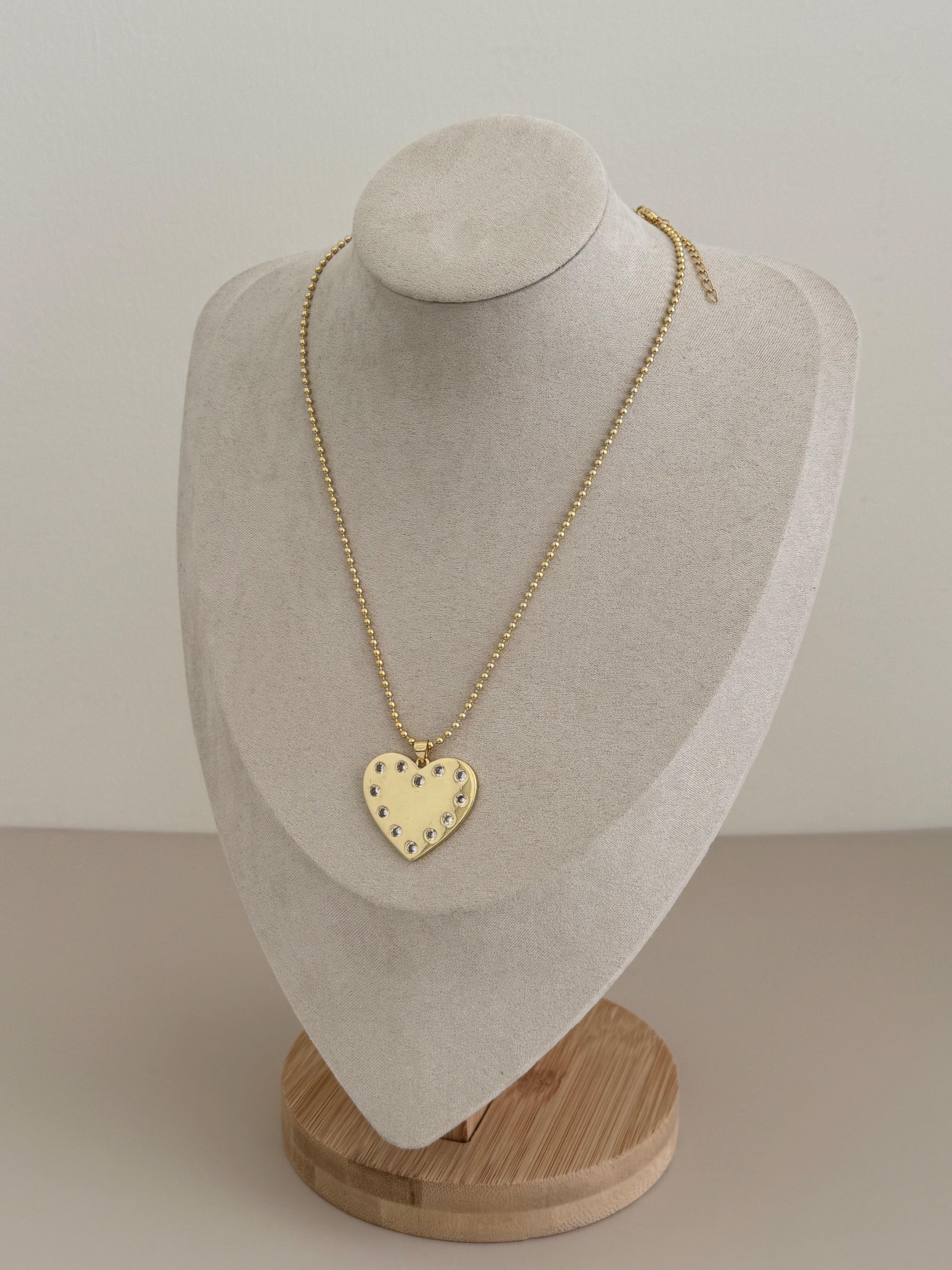 Heart Zirconia Necklace