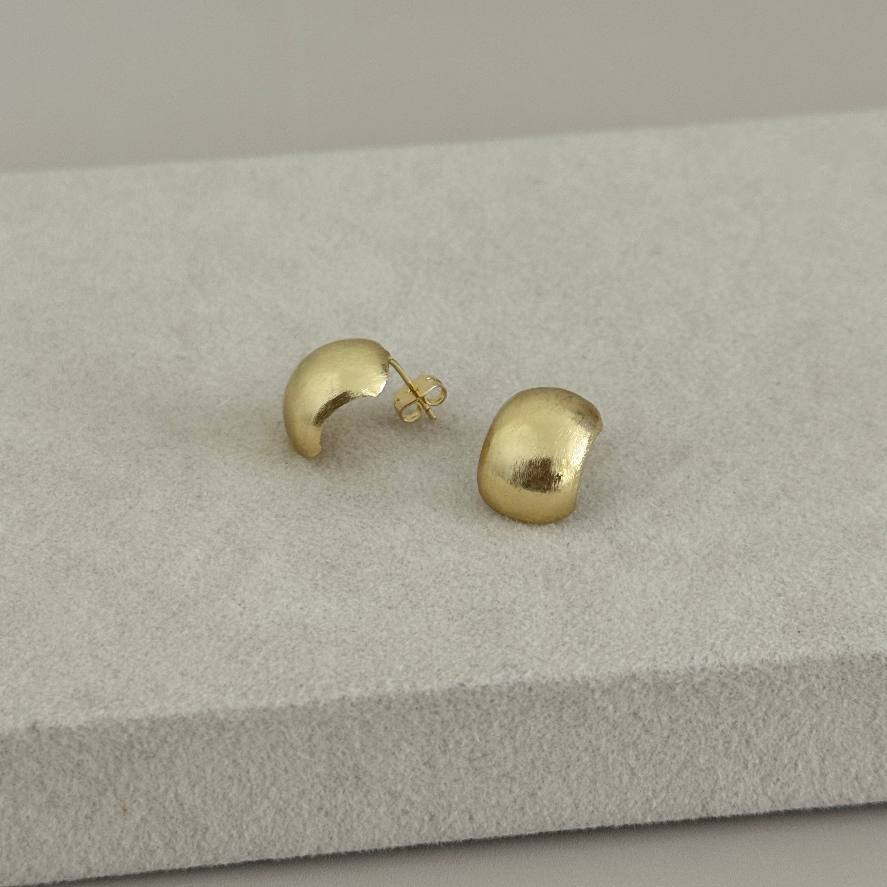 Mini Dome Stud Earrings