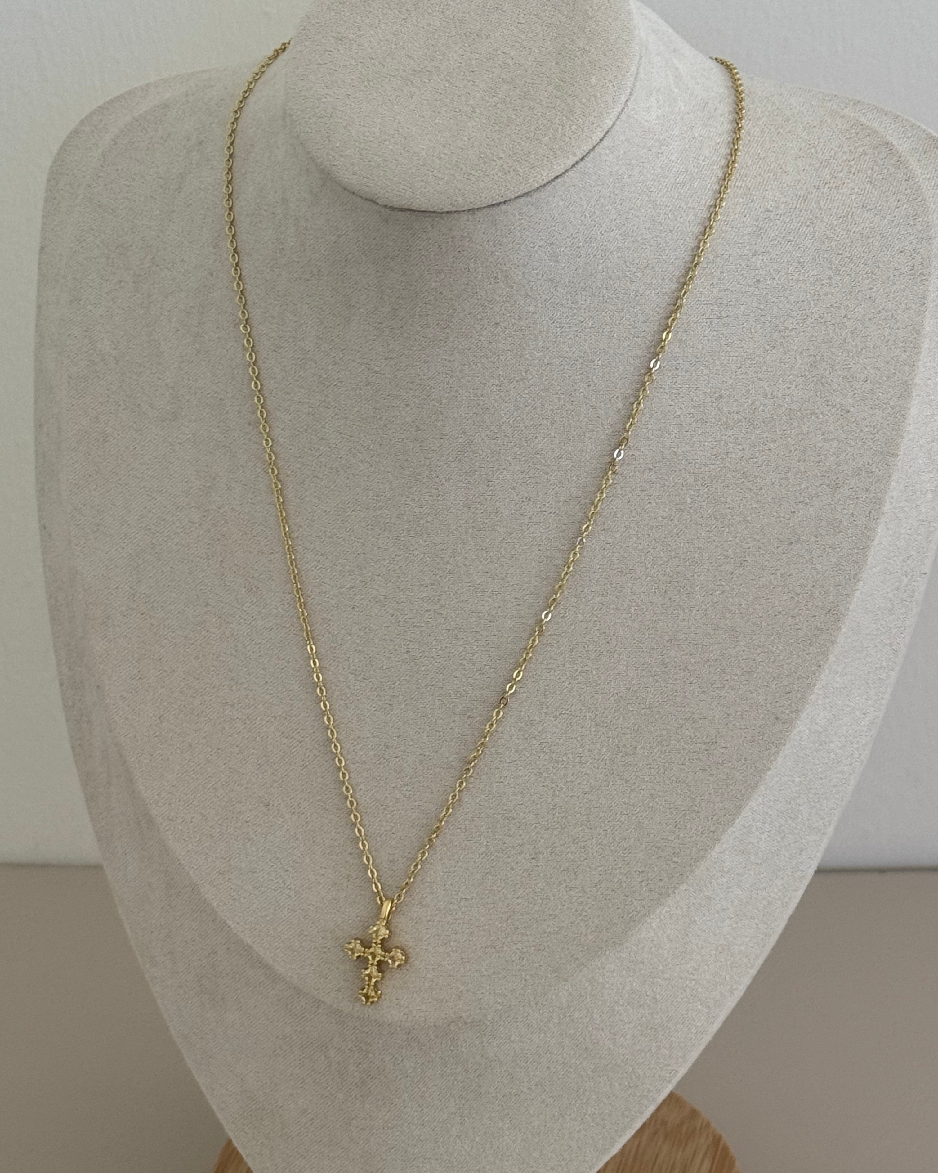 Cross Zirconia Necklace