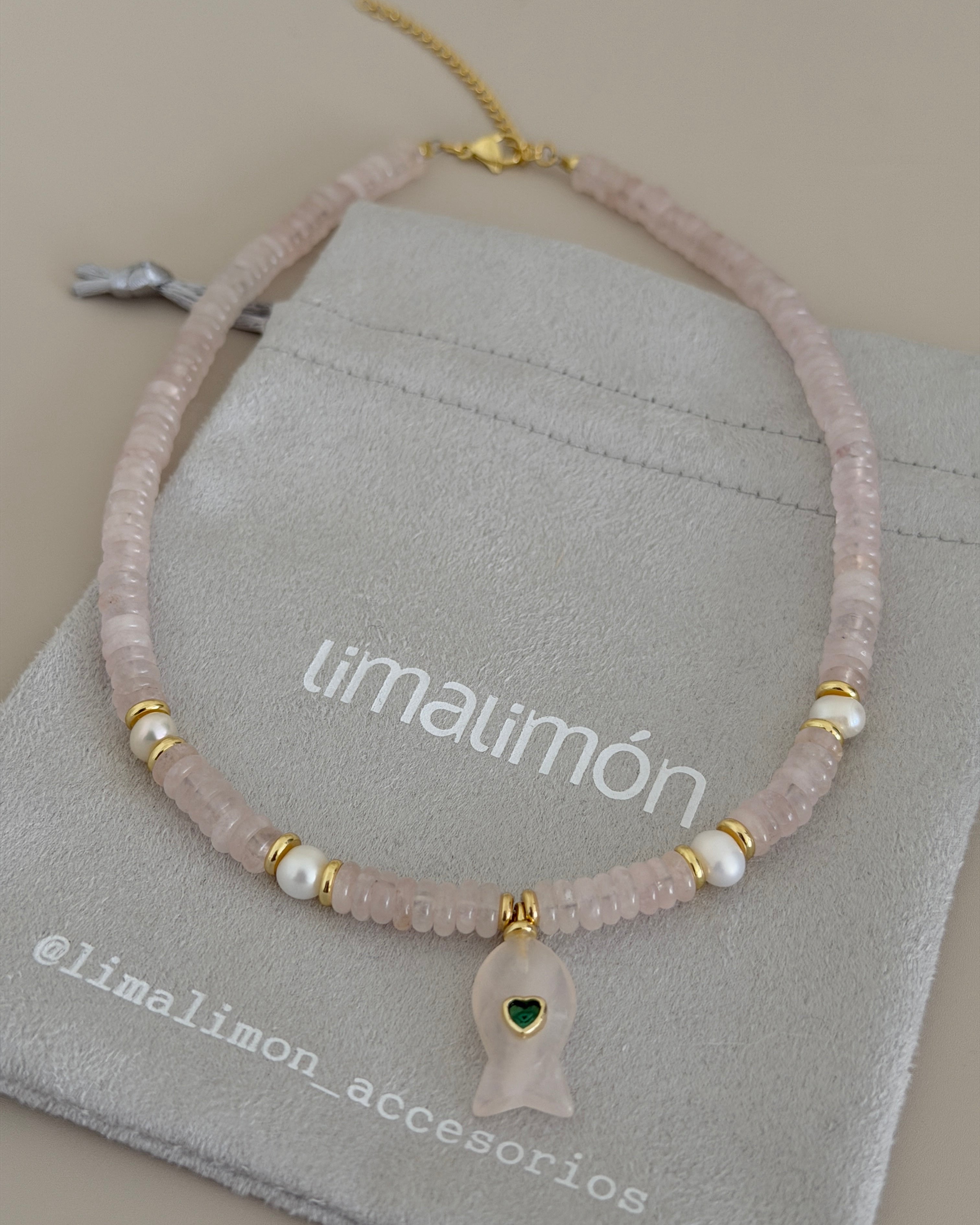 Blush Heart Necklace