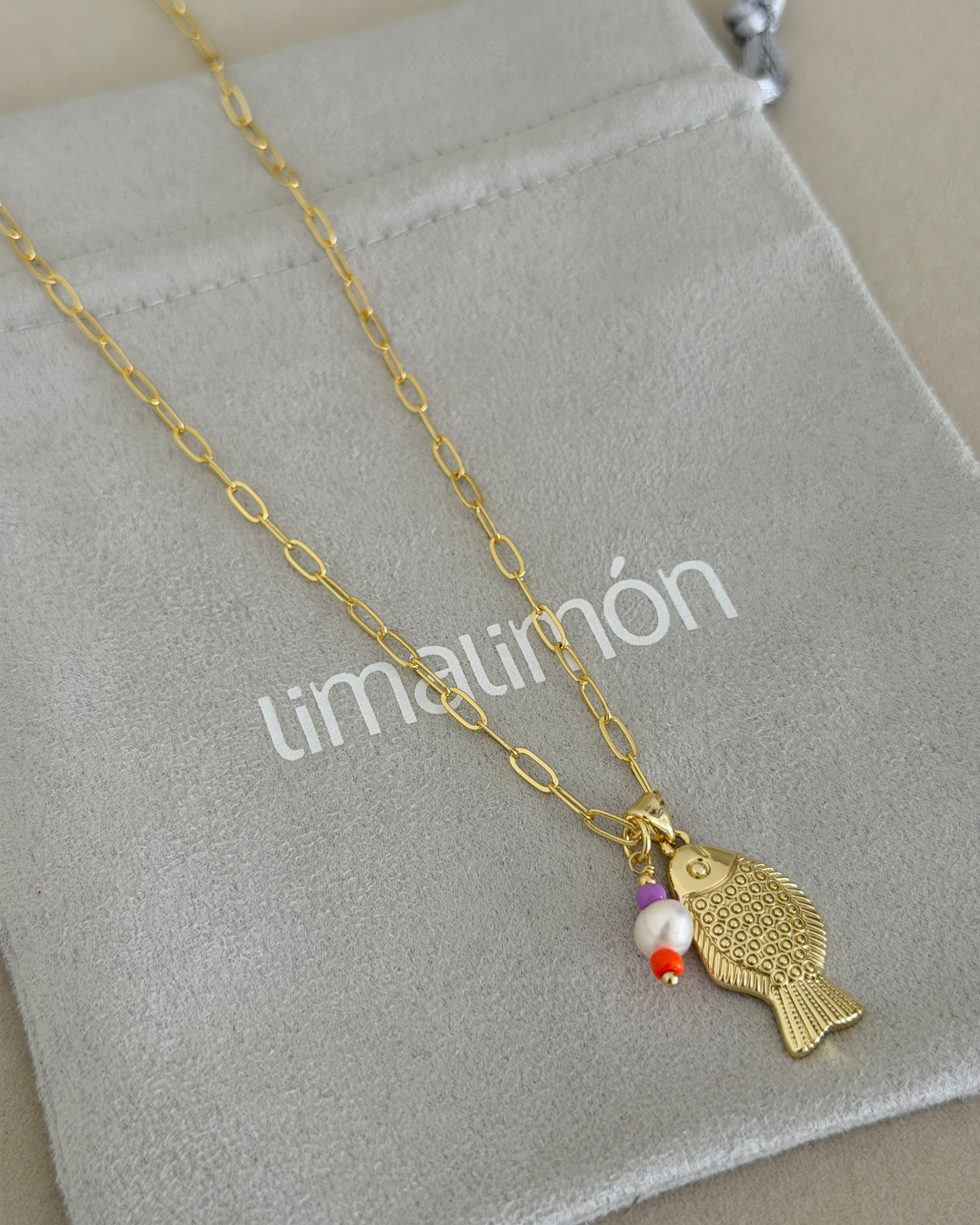 Fish Charm Necklace