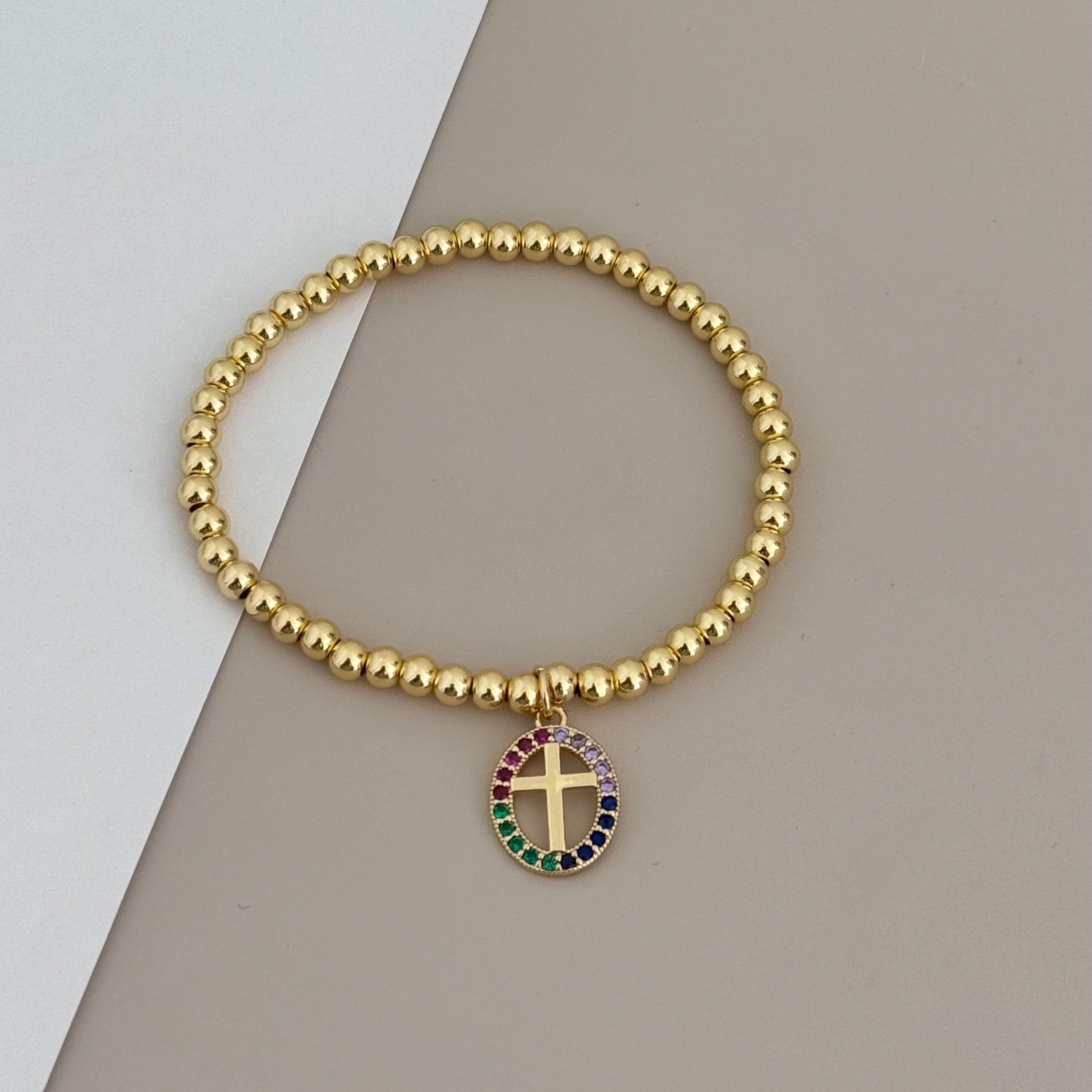 Cross Multicolors Bracelet