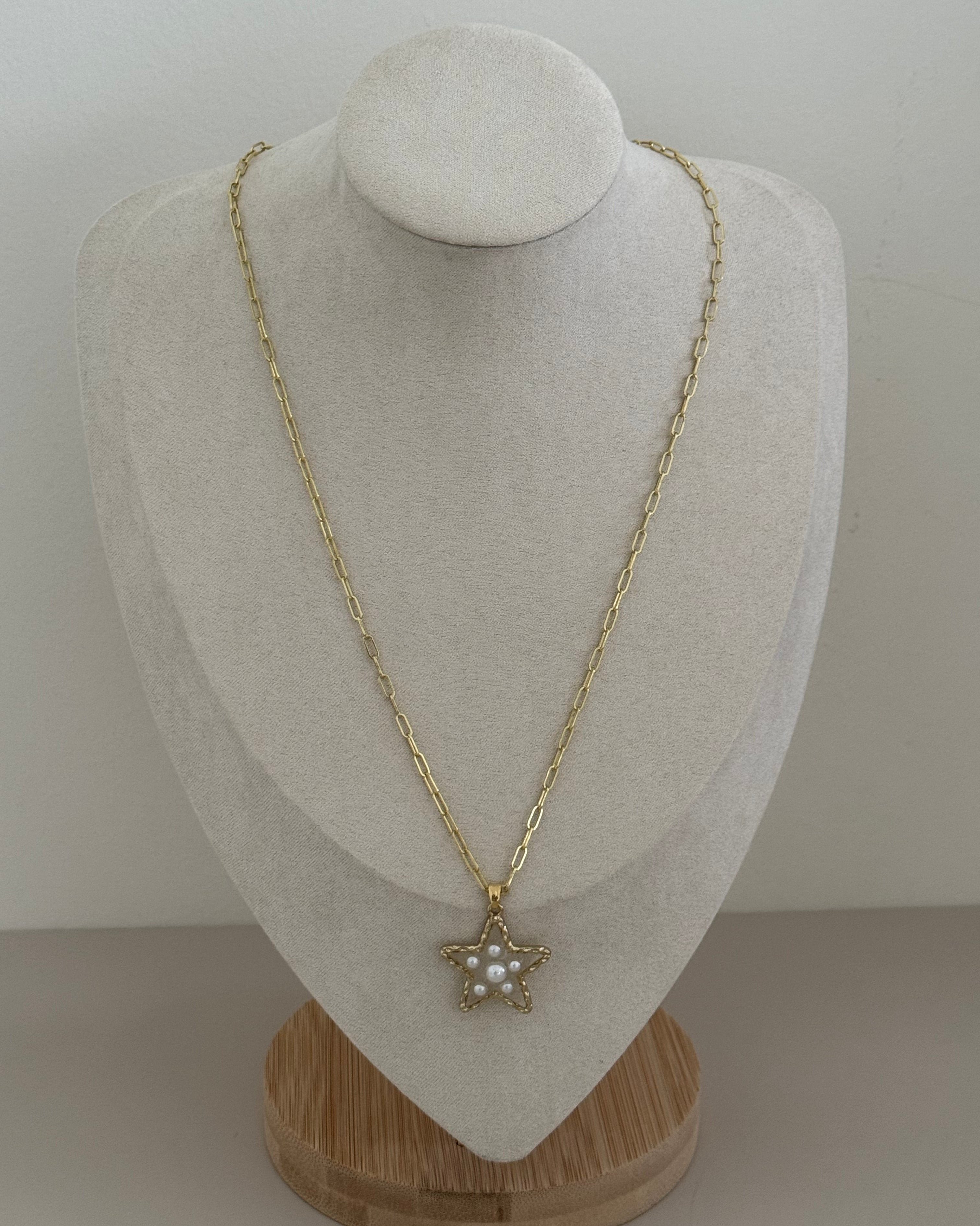 Star Pearls Necklace