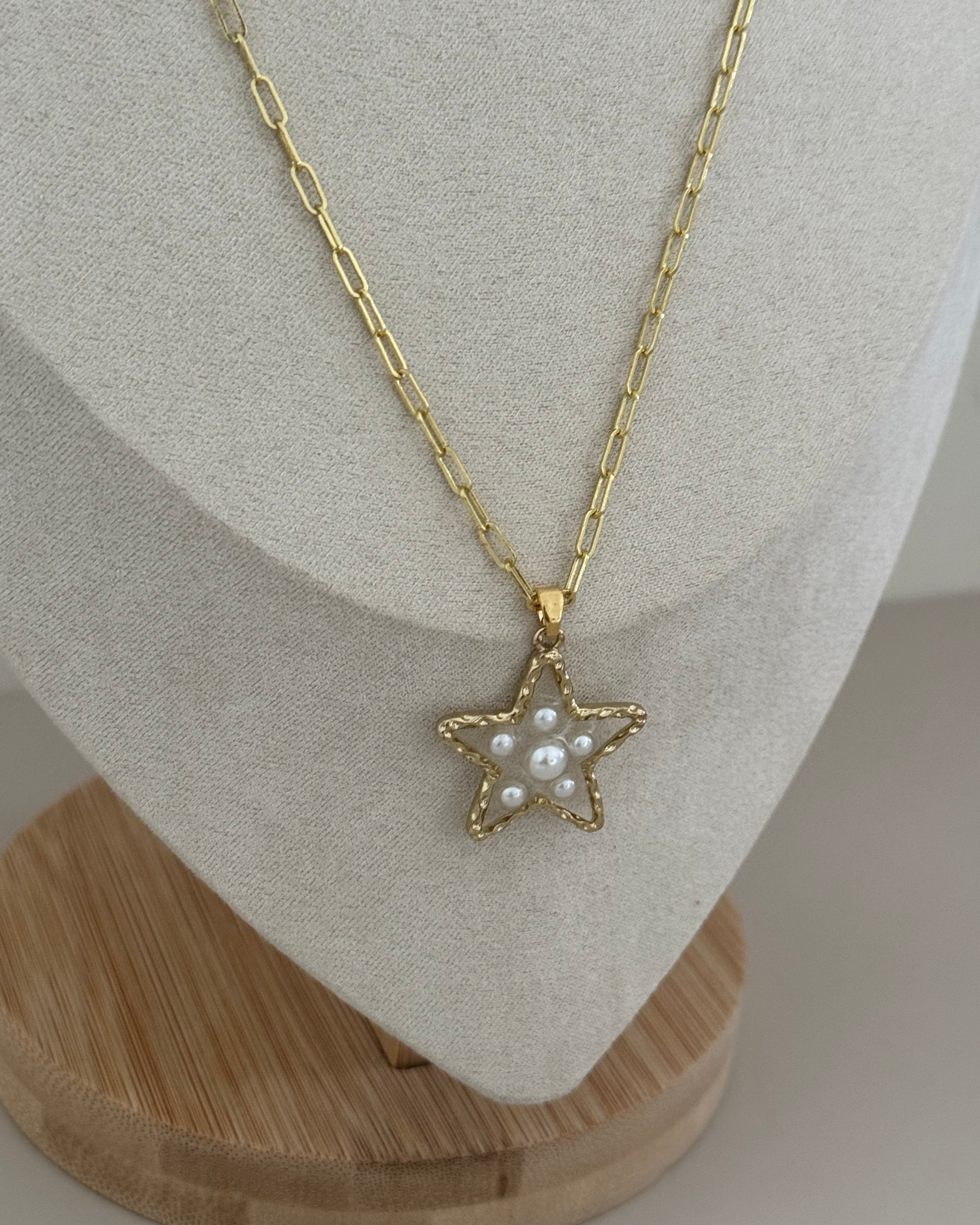 Star Pearls Necklace