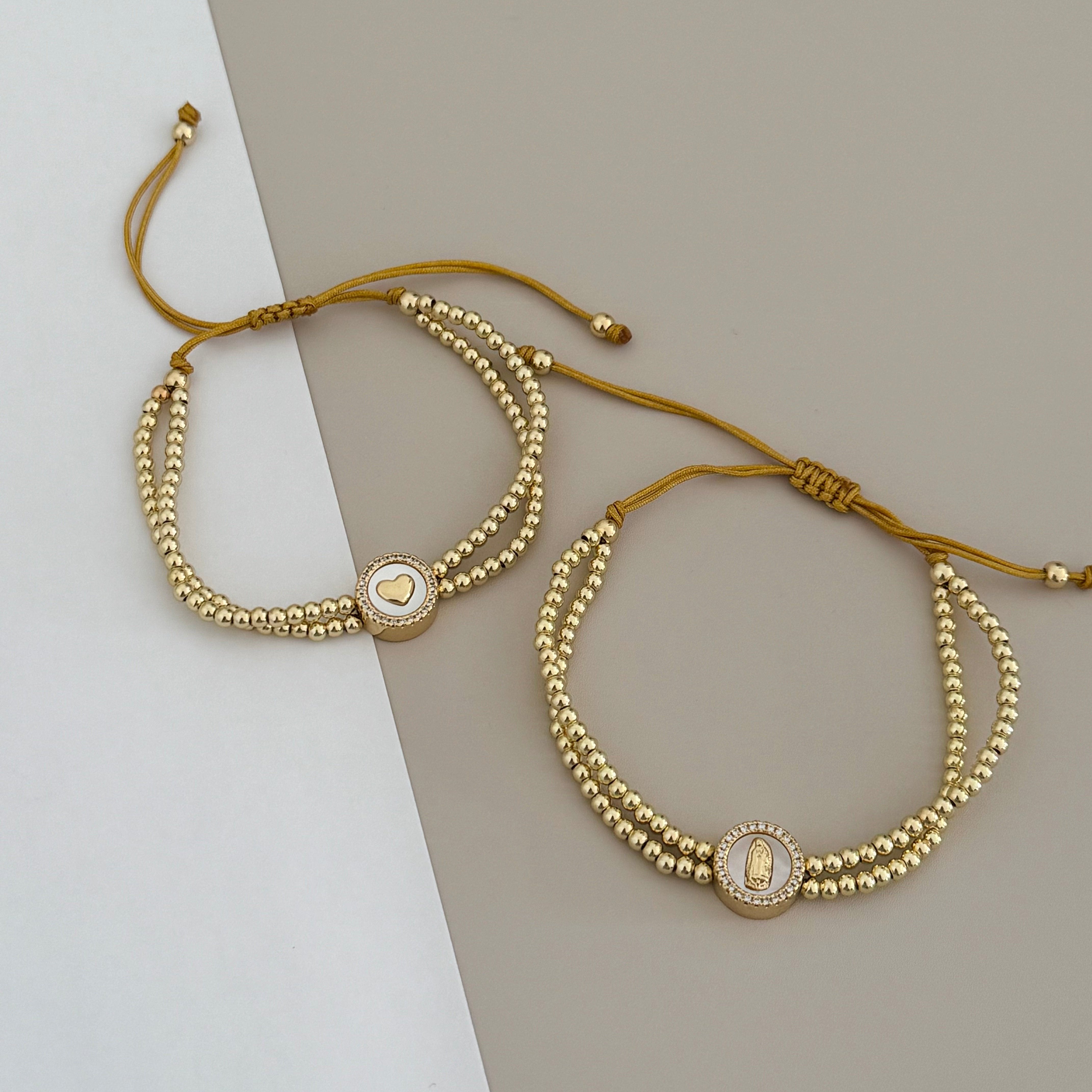 Gold Beads Bracelet