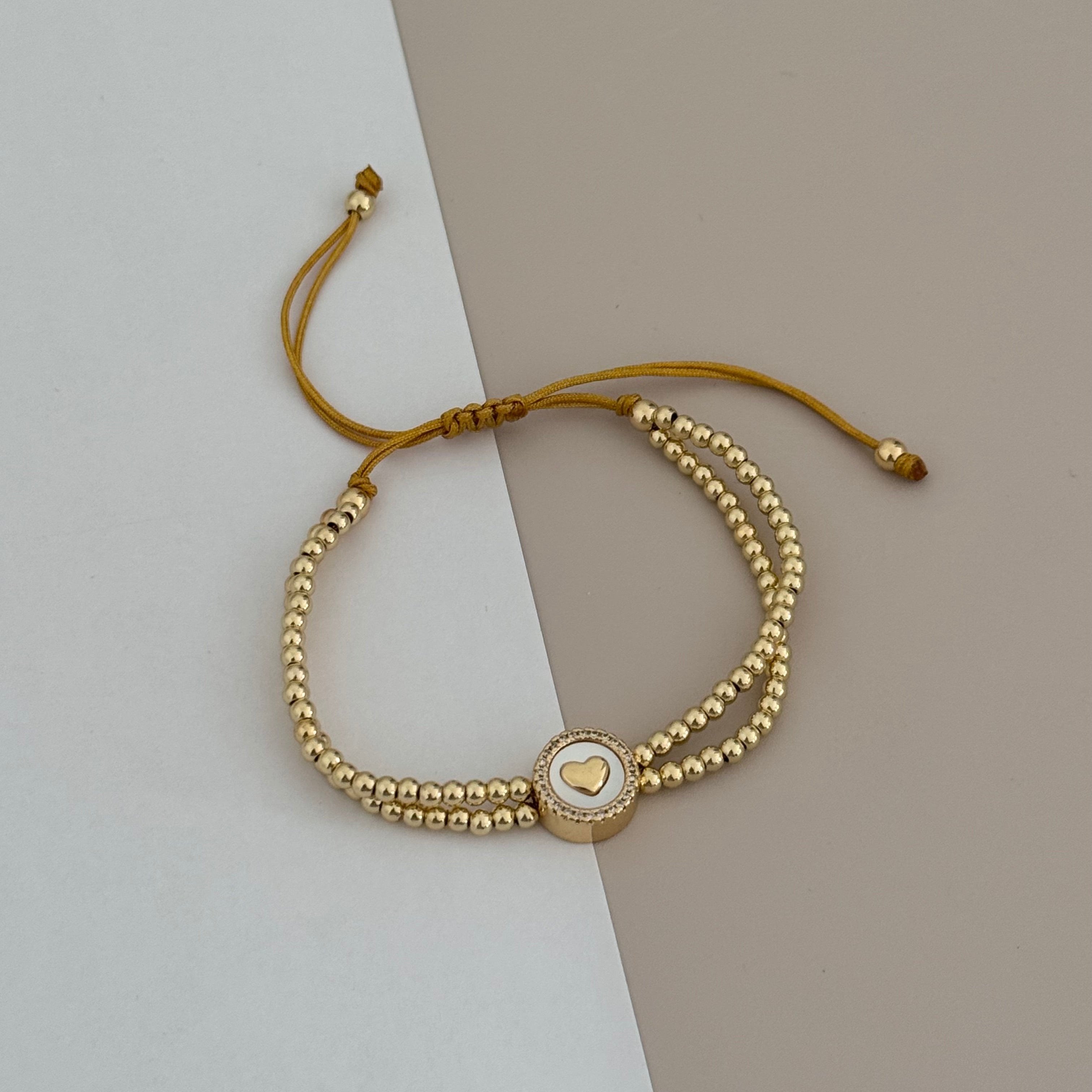 Gold Beads Bracelet