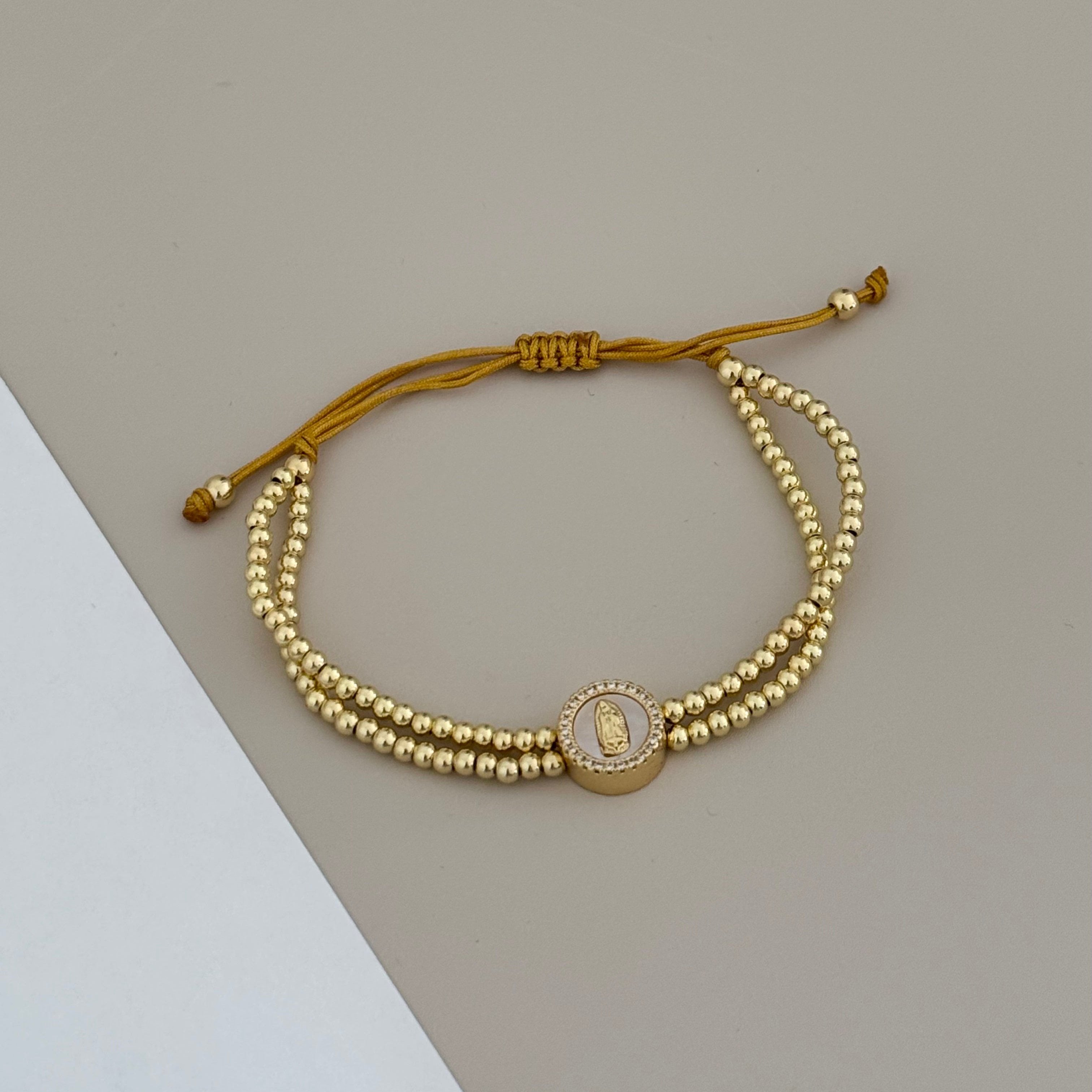 Gold Beads Bracelet