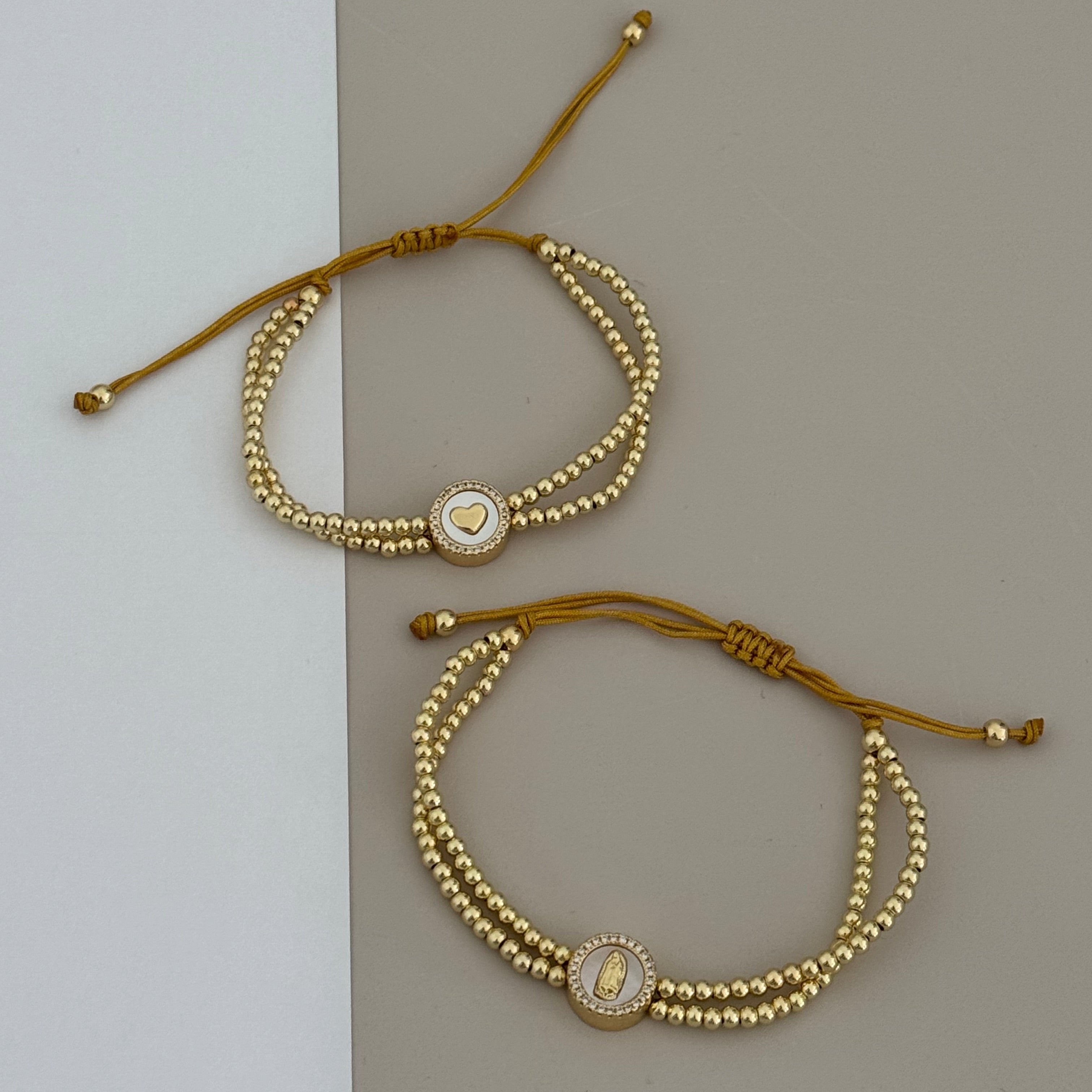 Gold Beads Bracelet