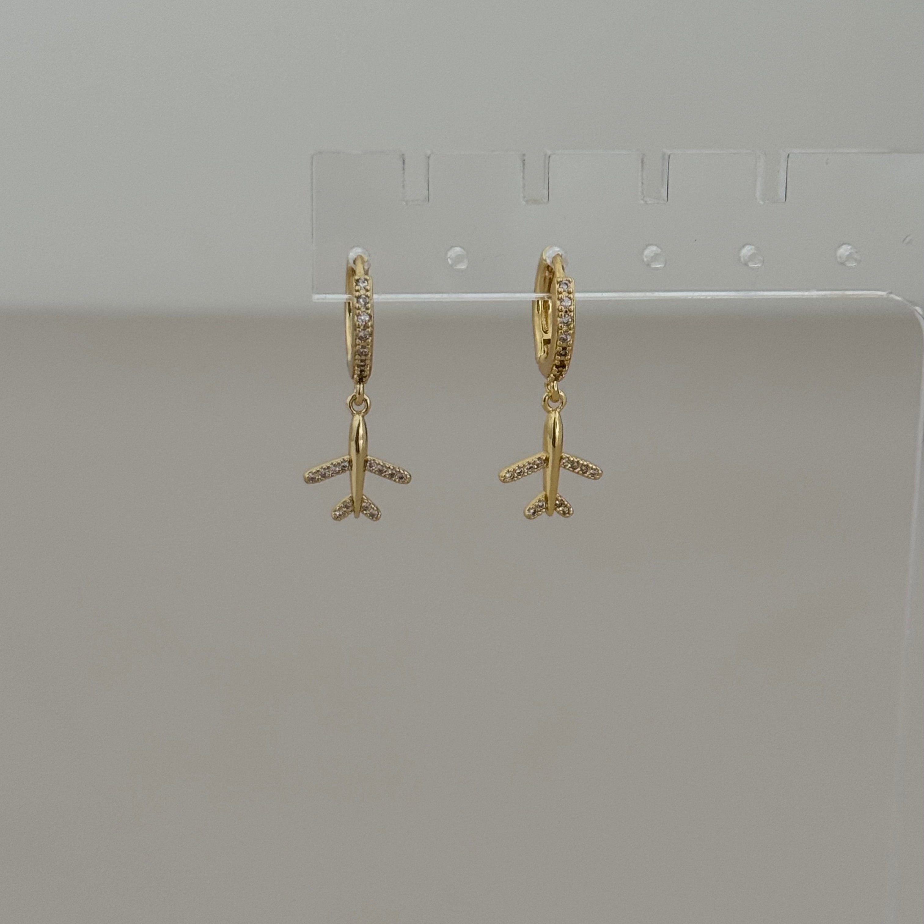 Plane Earring