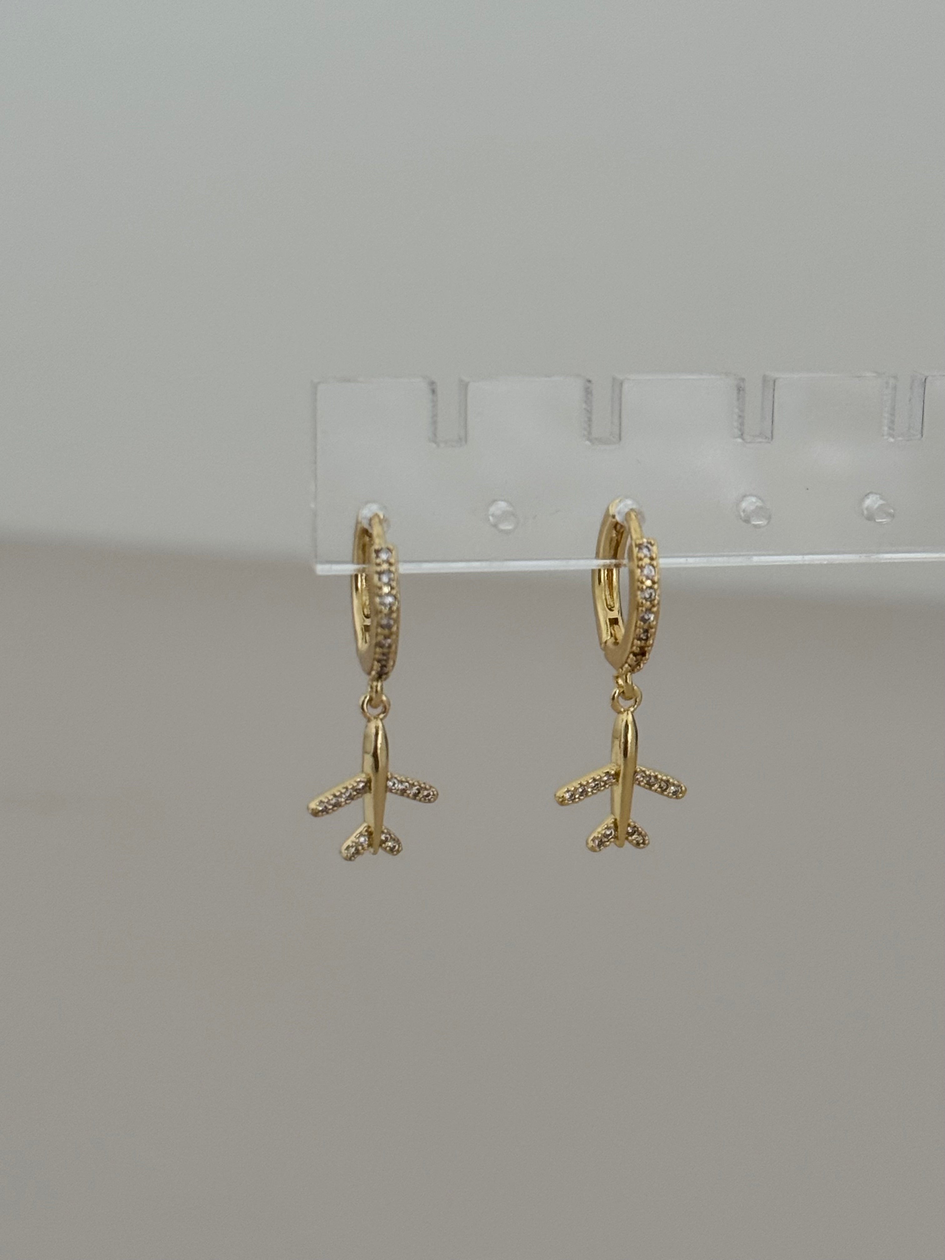 Plane Earring