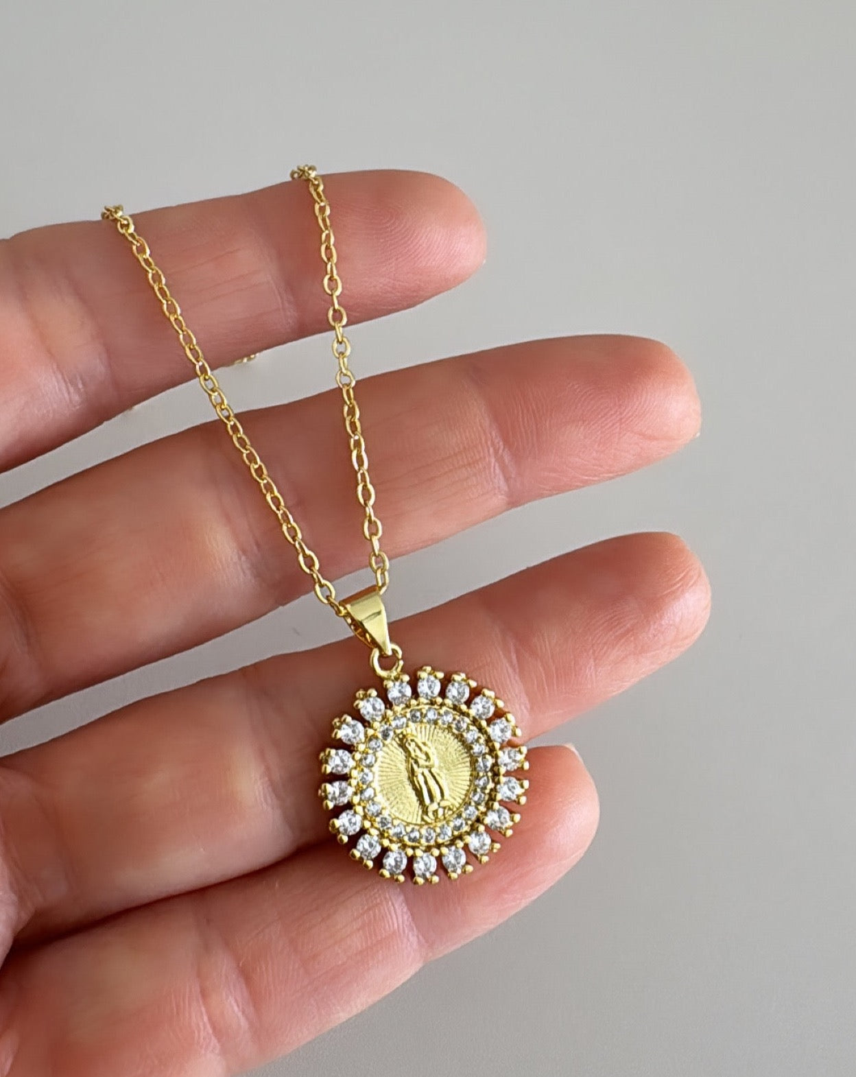 Guadalupe Zirconia Necklace