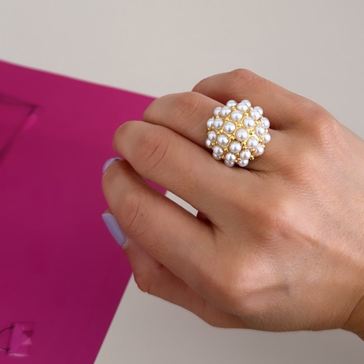 Pearls Ring