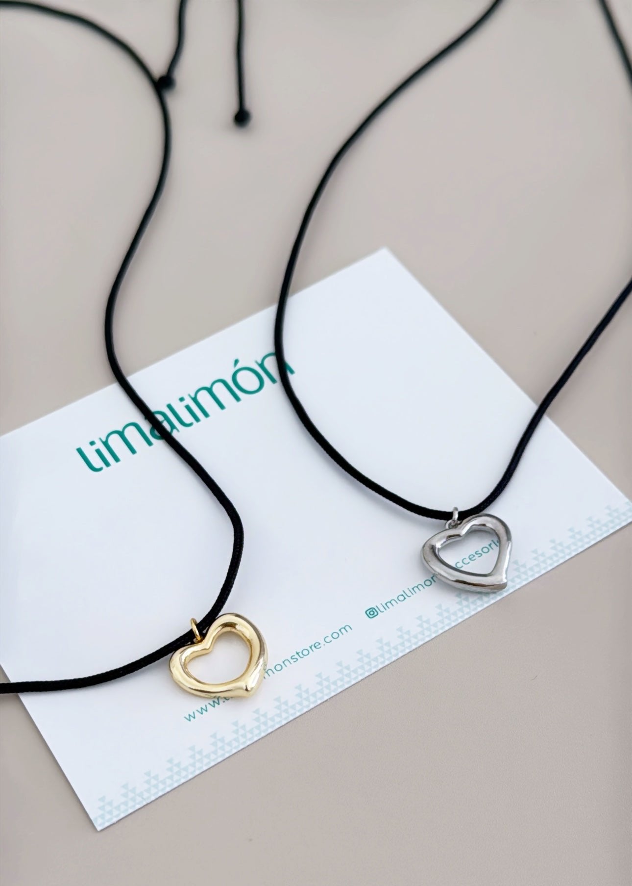 Heart Cord Necklace