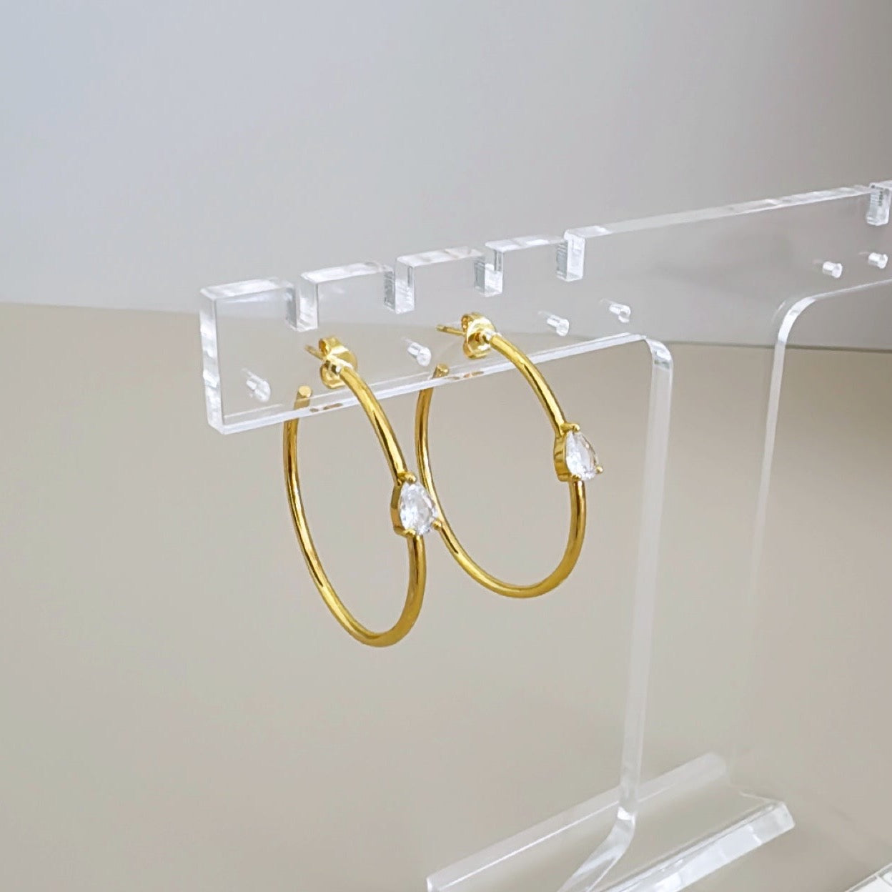 Gold Hoops Earring